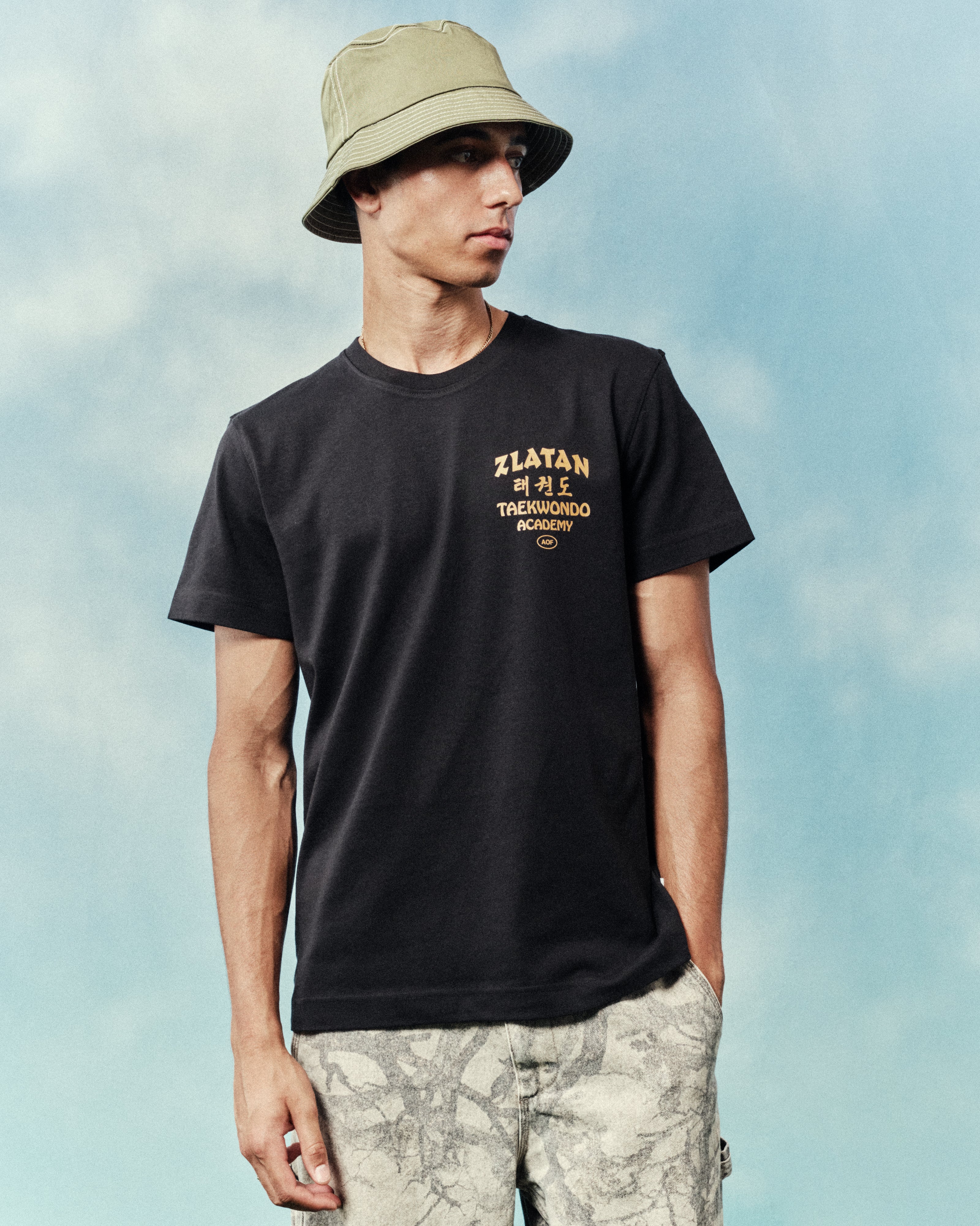 AOF Zlatan Tee | Black Graphic T-shirt | Art of Football