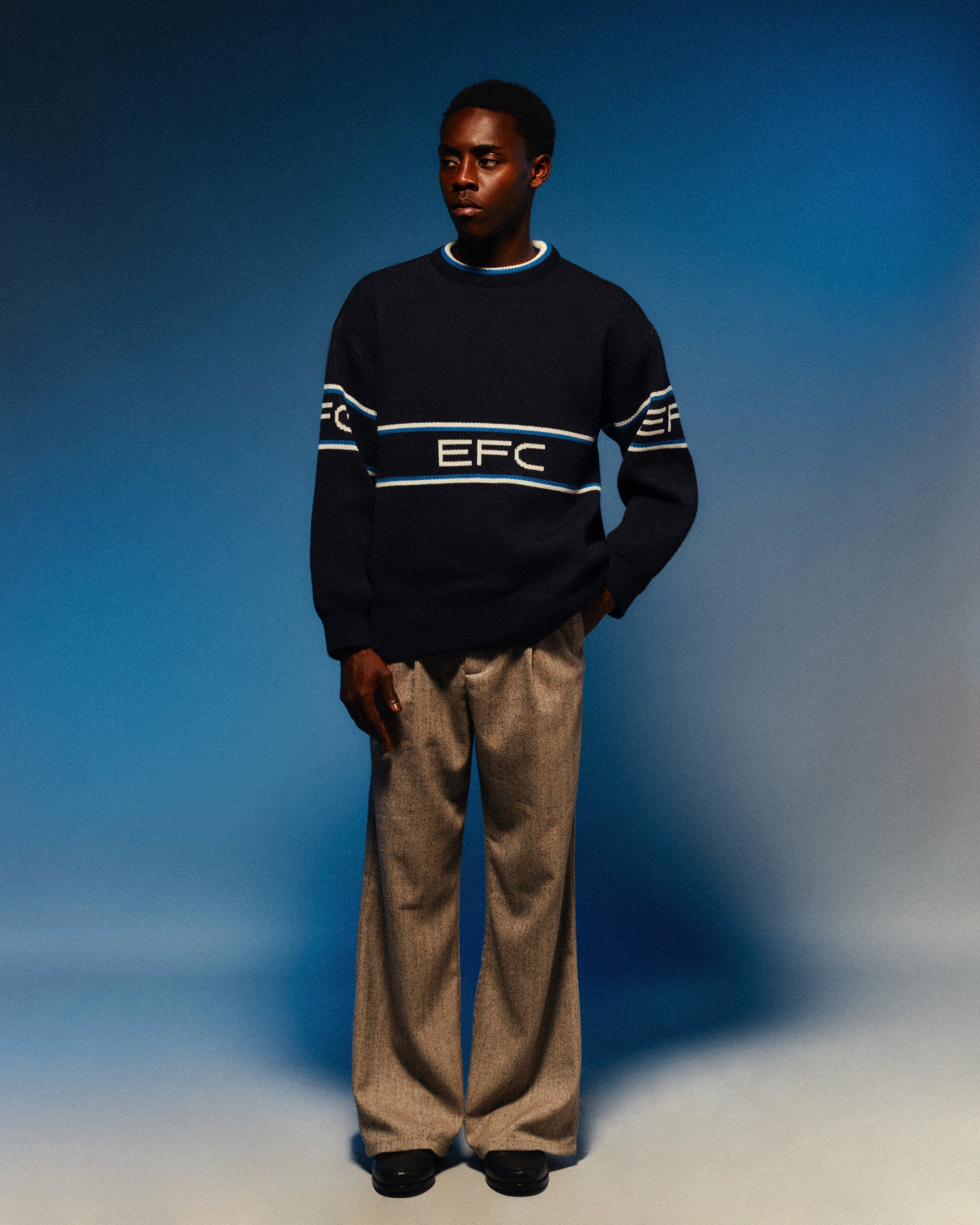 ART OF x Everton Heritage Knitted Jumper | EFC Football Knitwear