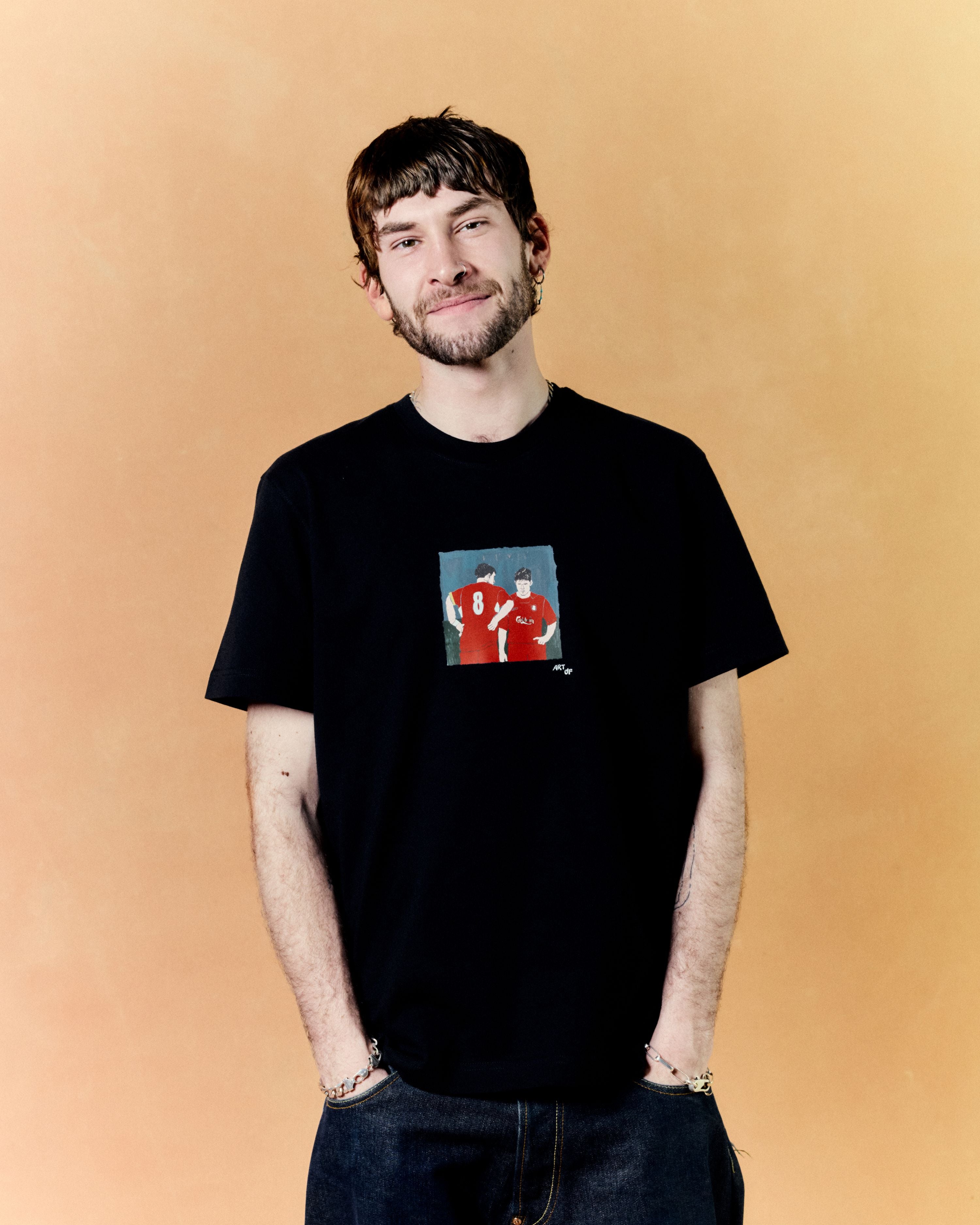 ART OF LFC Mates Tee | Black Graphic Football T-shirt