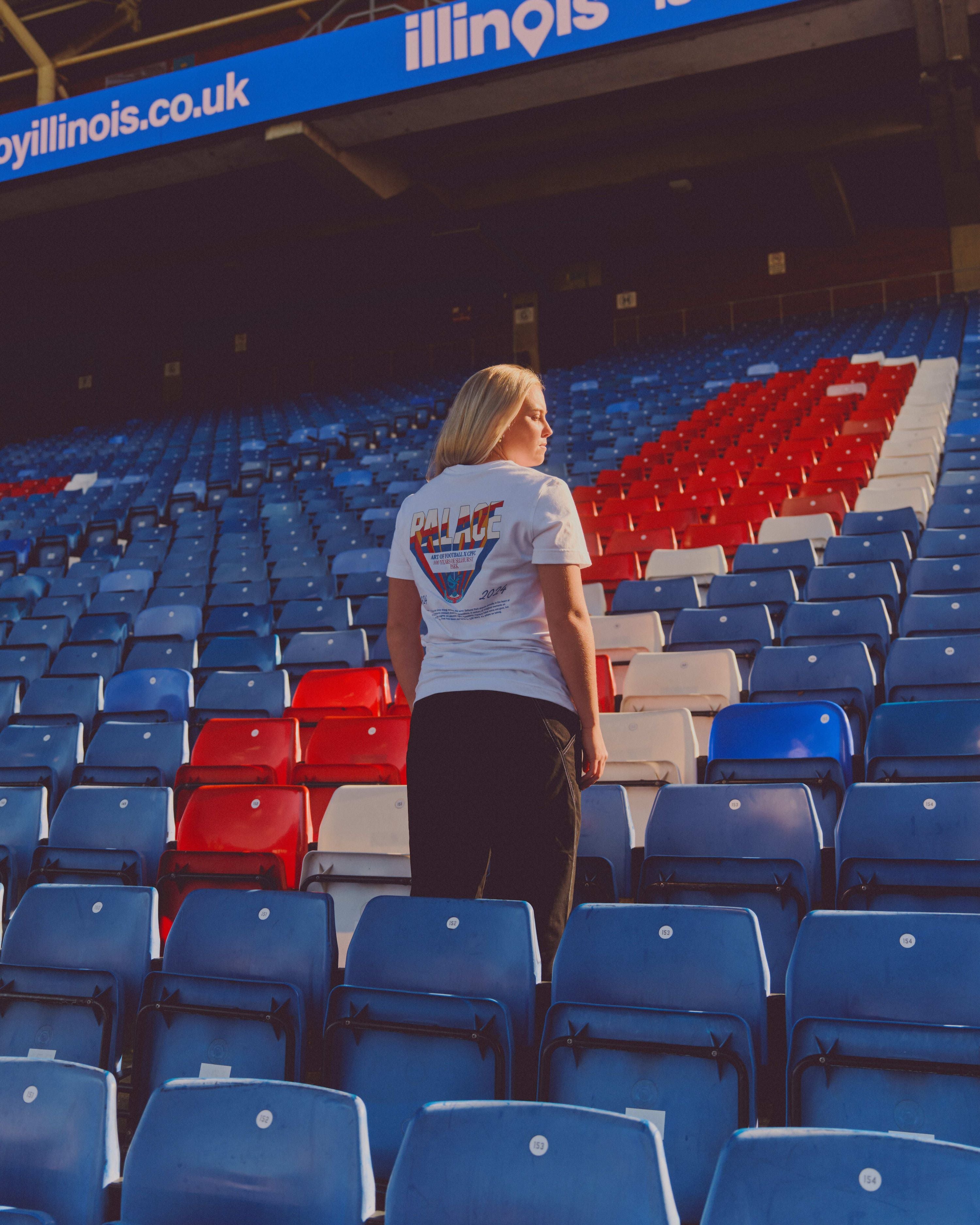 AOF CPFC Selhurst Park Anniversary Tee | White Graphic T-shirt