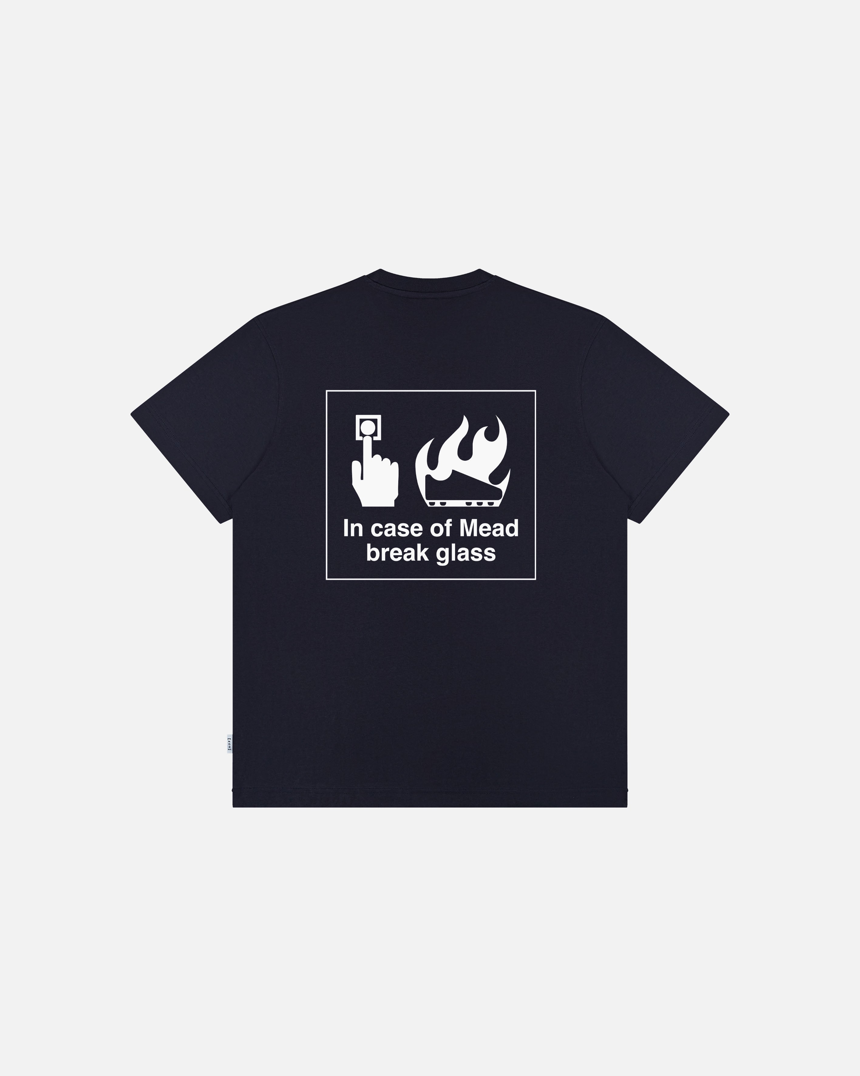 AOF Break Glass T-Shirt | Navy Graphic Tee | Art of Football