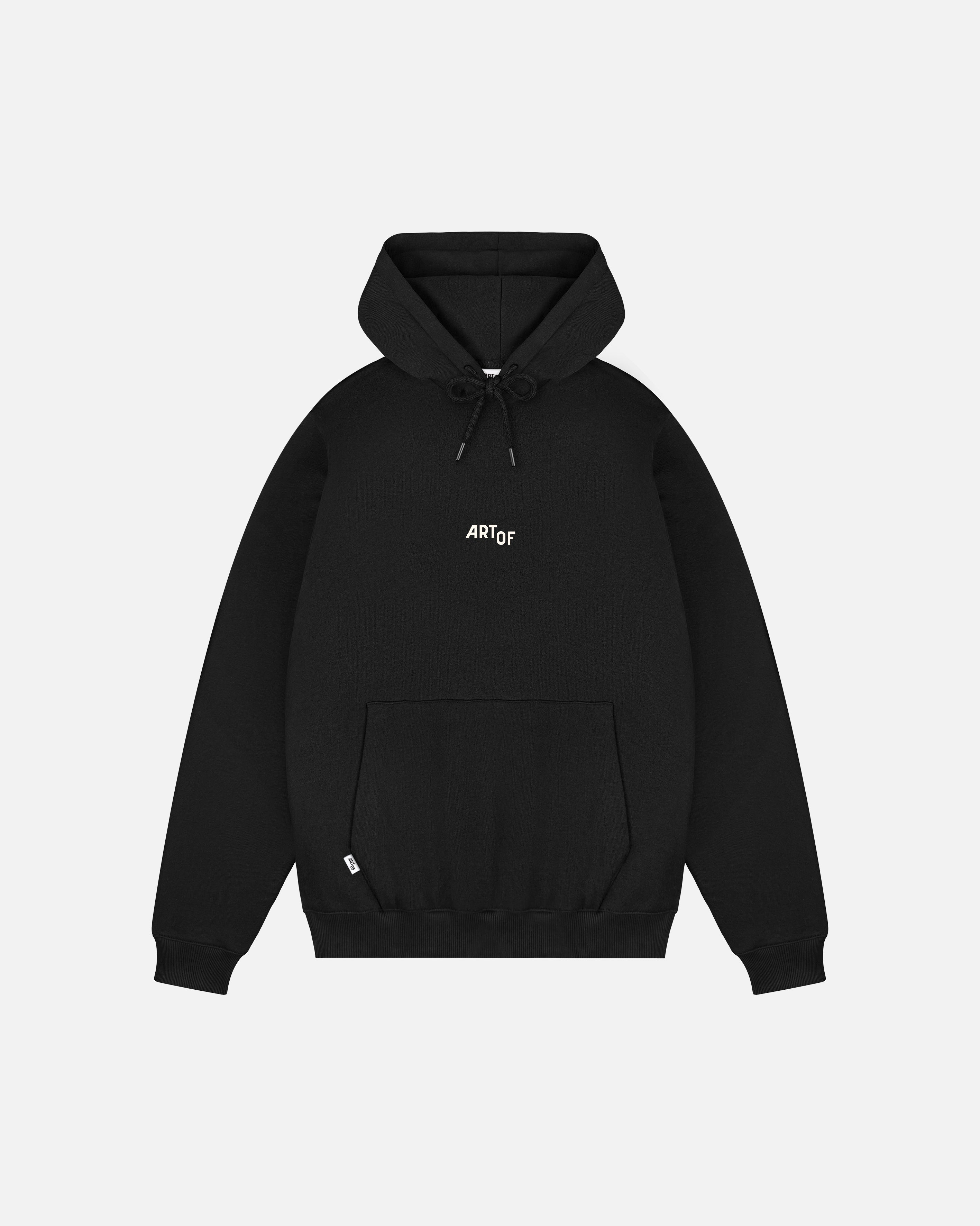 ART OF United Editions Hoodie | Black Screen Printed Football Sweat
