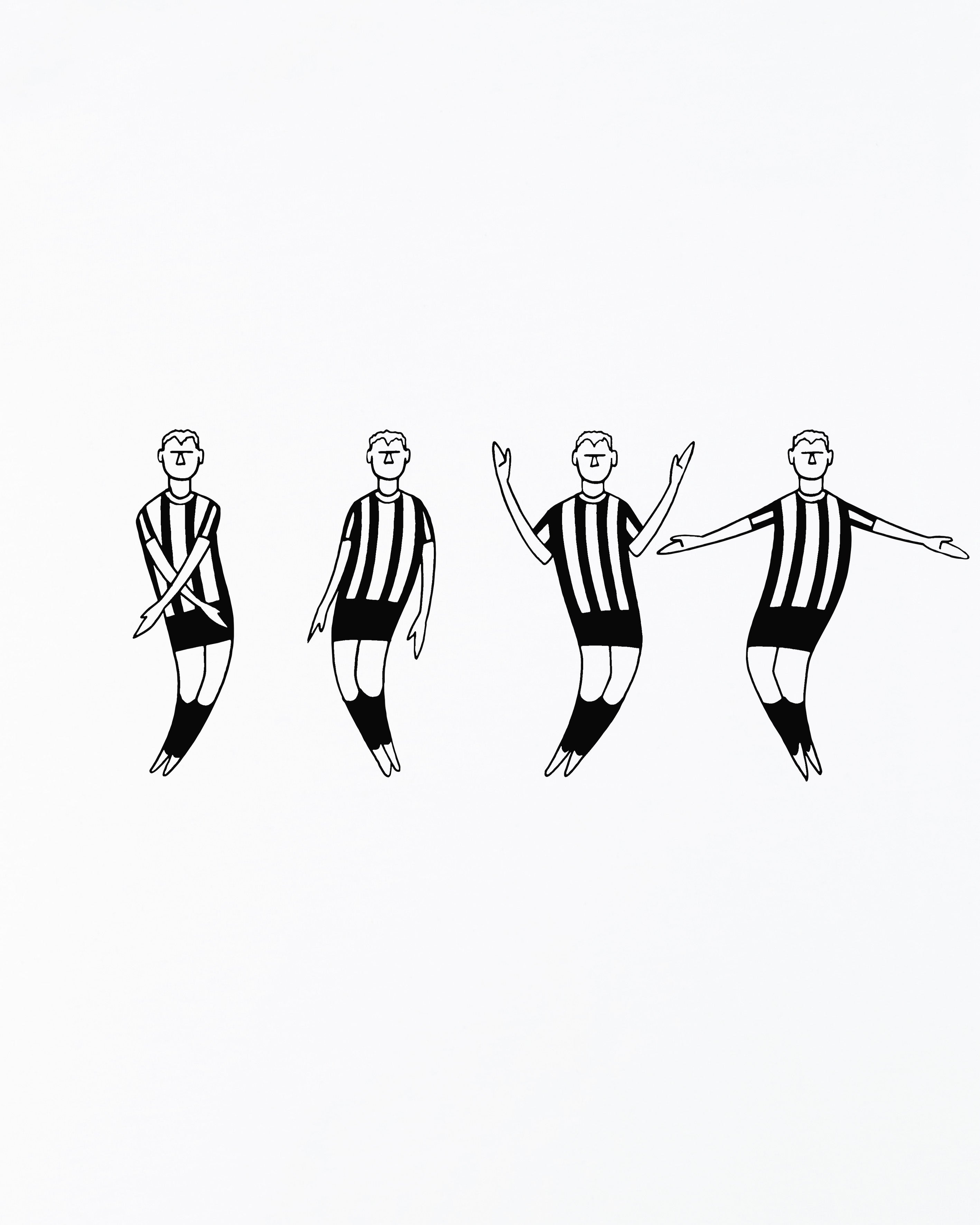 ART OF Toon Burn Baby Burn Tee | NUFC White Graphic Football T-shirt