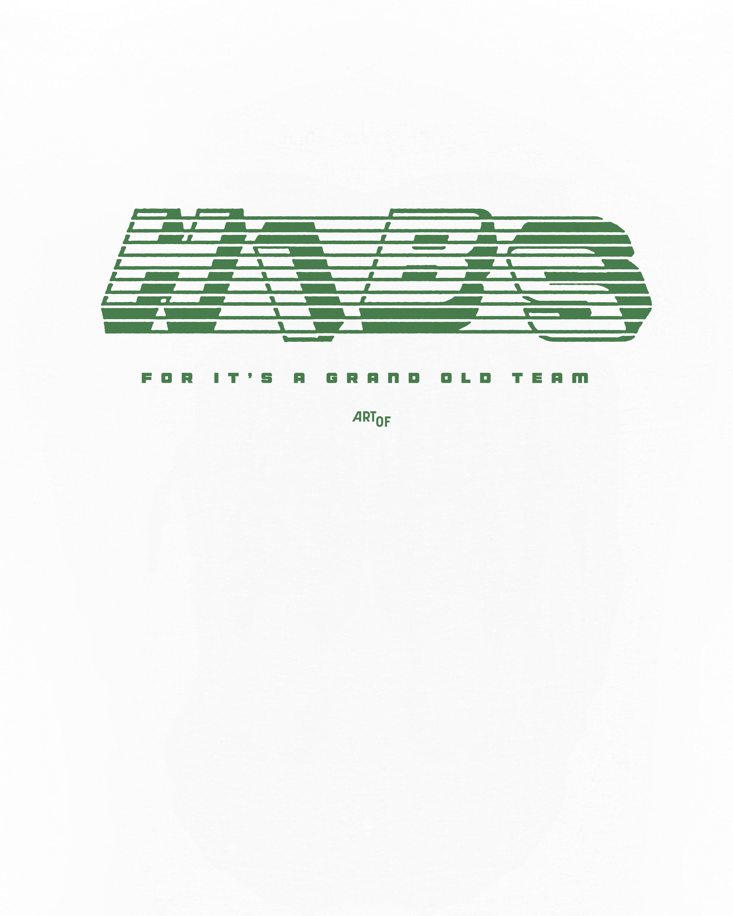ART OF x Hibernian 00s Type Tee | Hibs White Graphic Football T-shirt