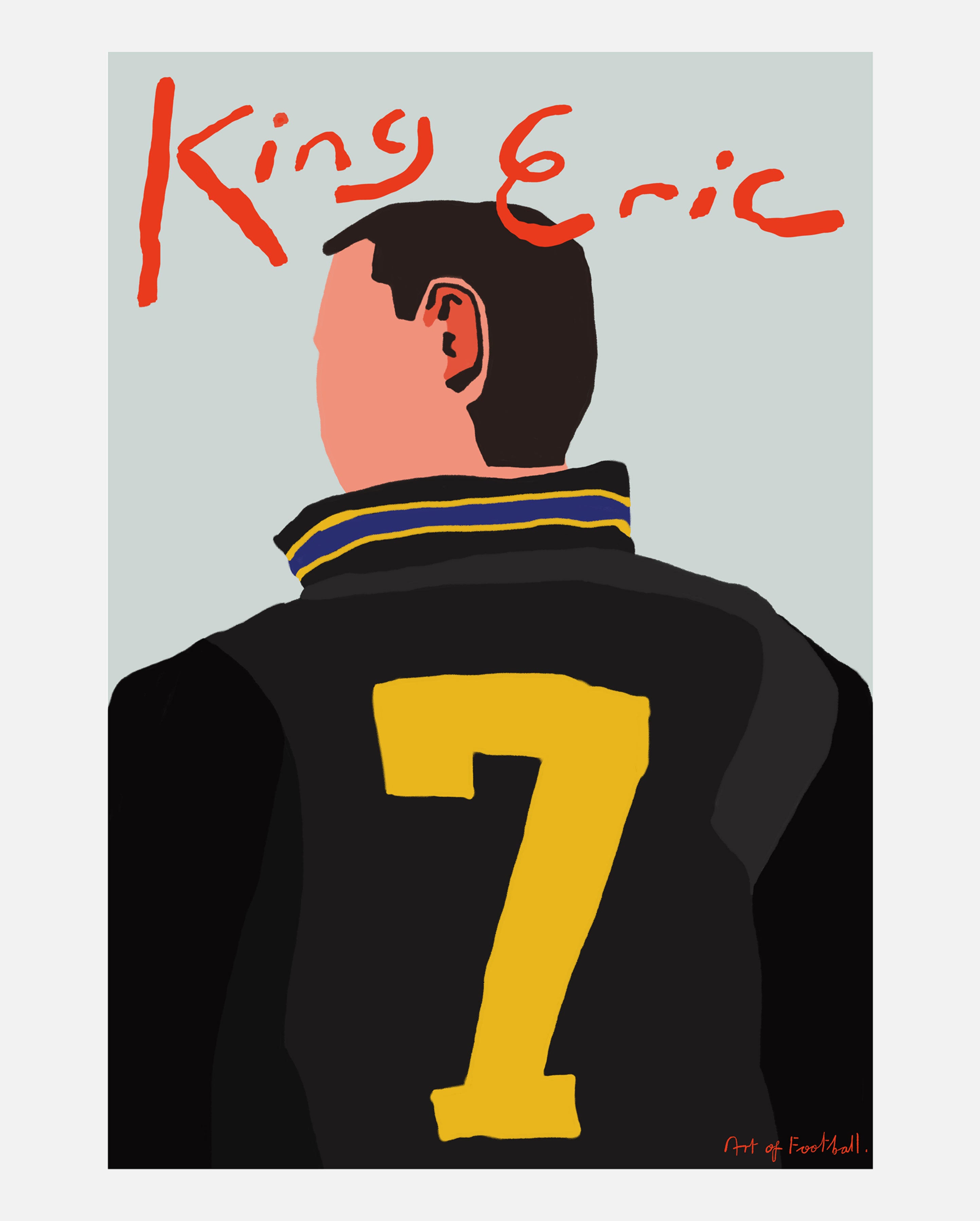 ART OF United King Eric Framed Print | MUFC Football Wall Art
