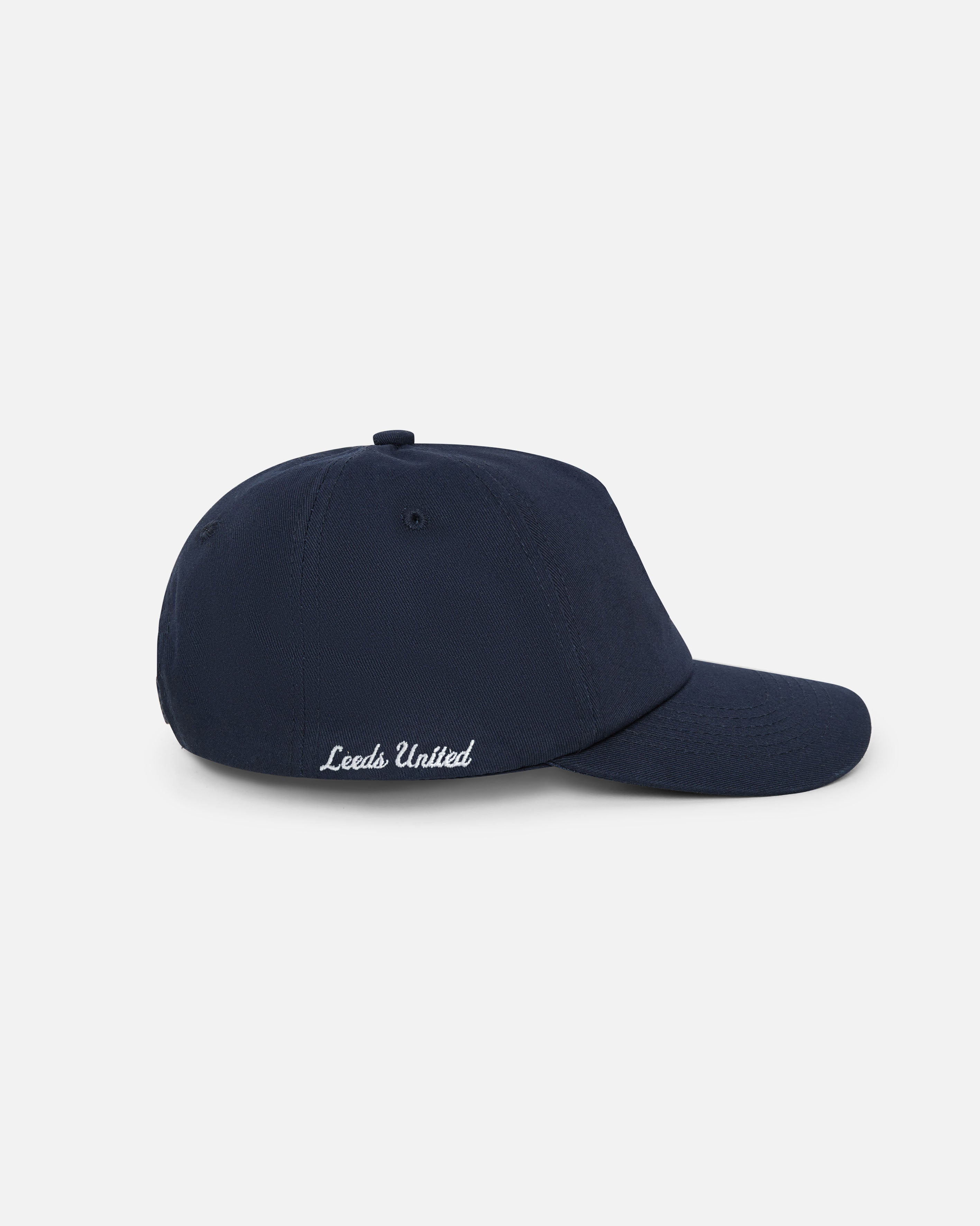 ART OF x Leeds Script Snapback Cap | Navy Embroidered Football Hat