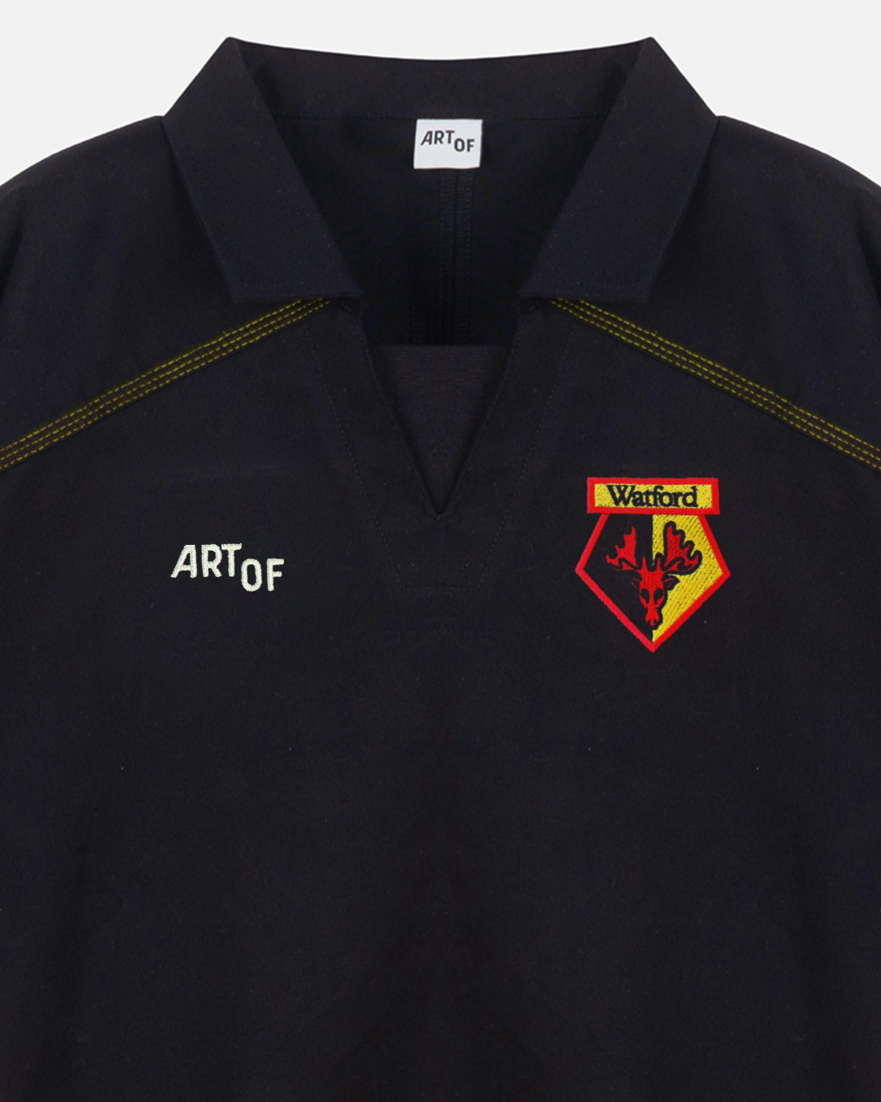 ART OF x Watford Drill Top | Long Sleeved Embroidered Football Top