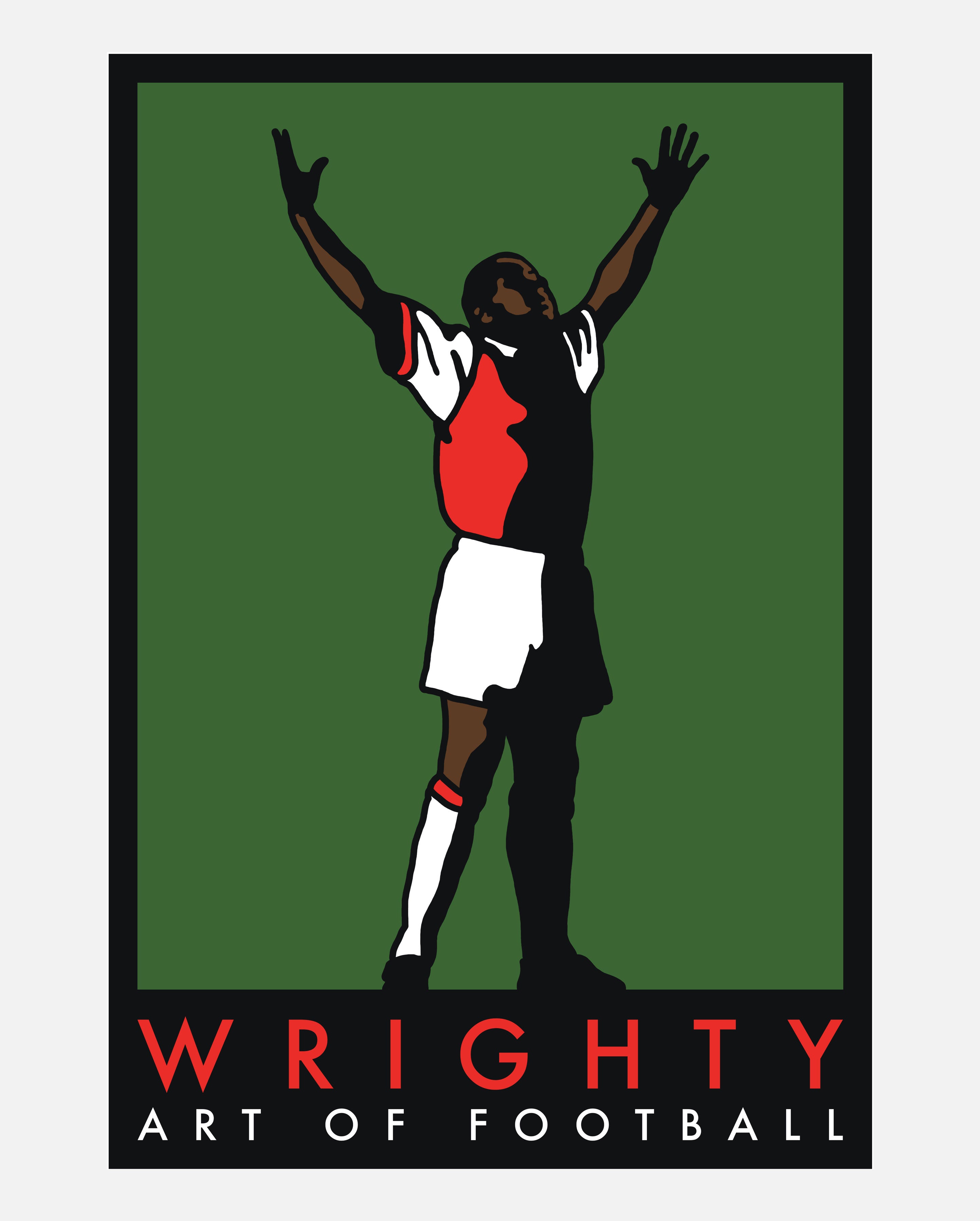 ART OF AFC Wrighty Framed Print | Football Wall Art