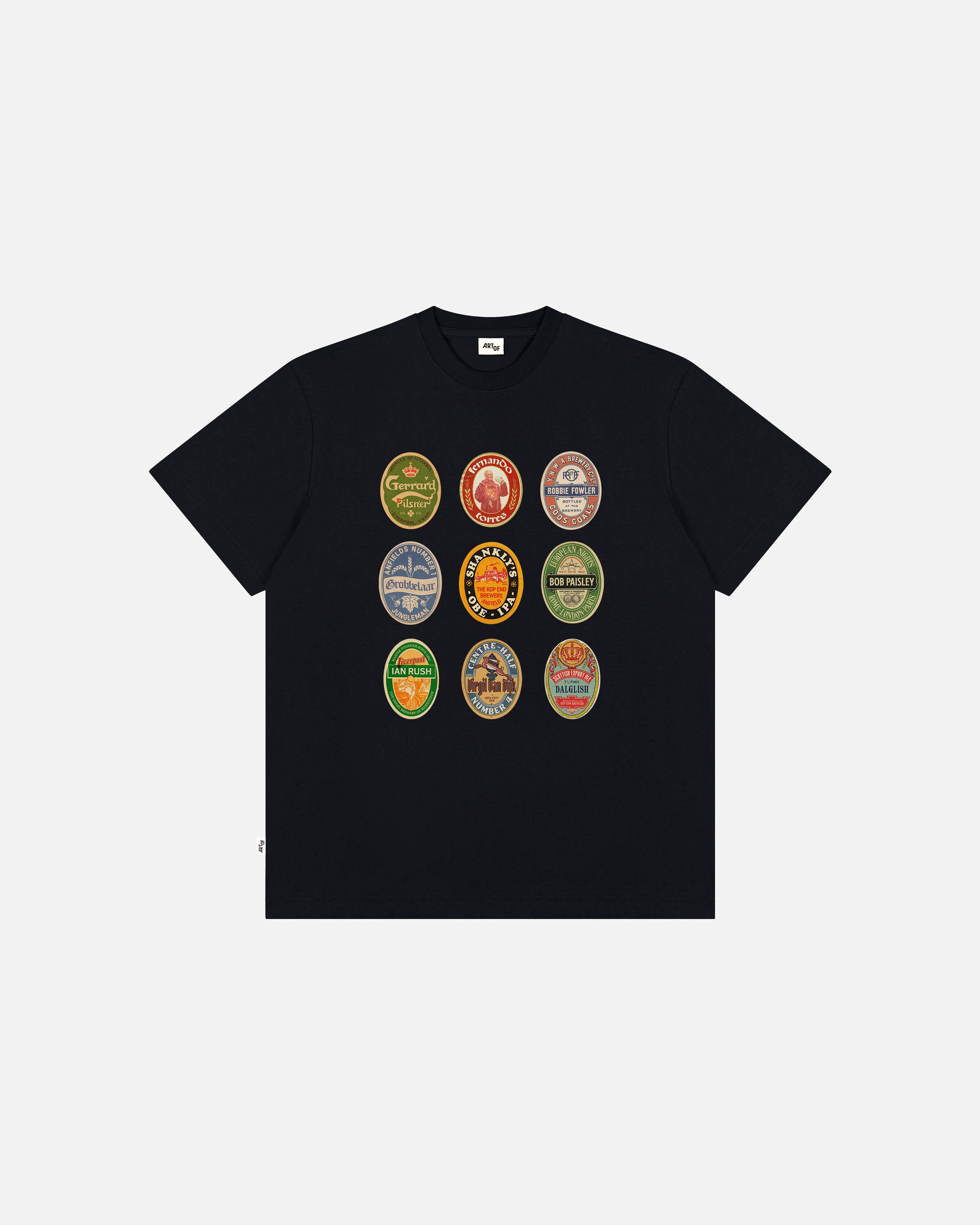 ART OF LFC Kop End Brewery Tee | Black Graphic Football T-shirt