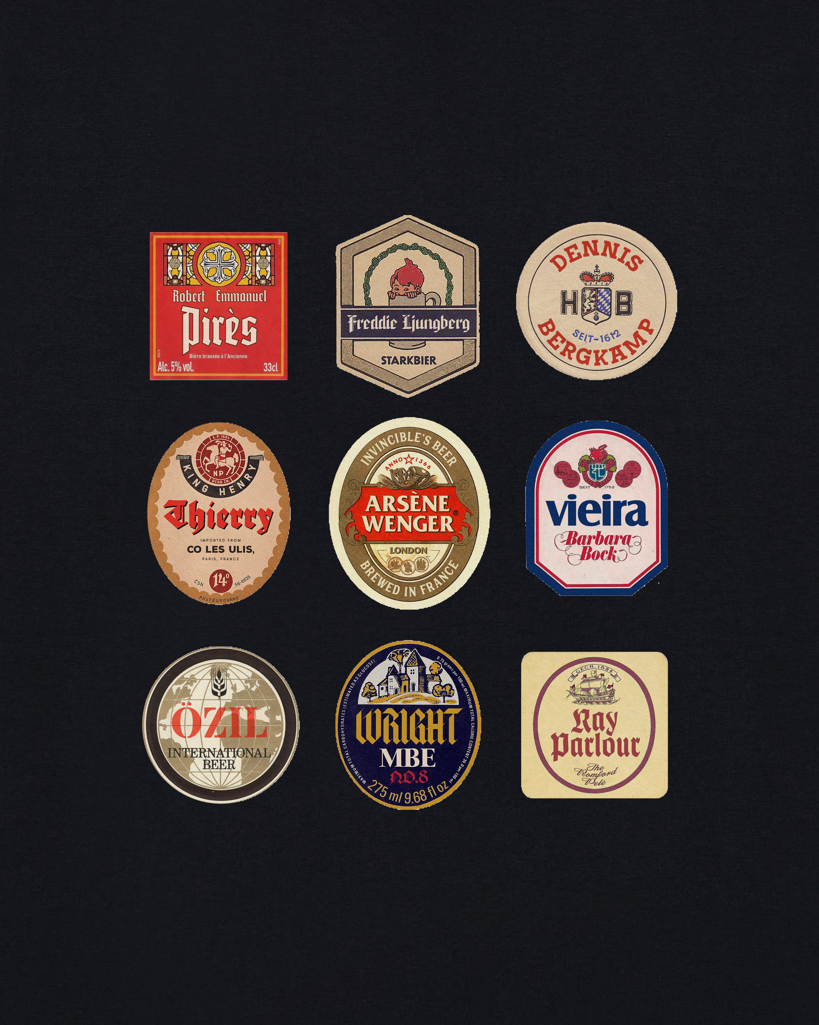 ART OF Brewed At The Home Of Football Tee | AFC Black Football T-shirt