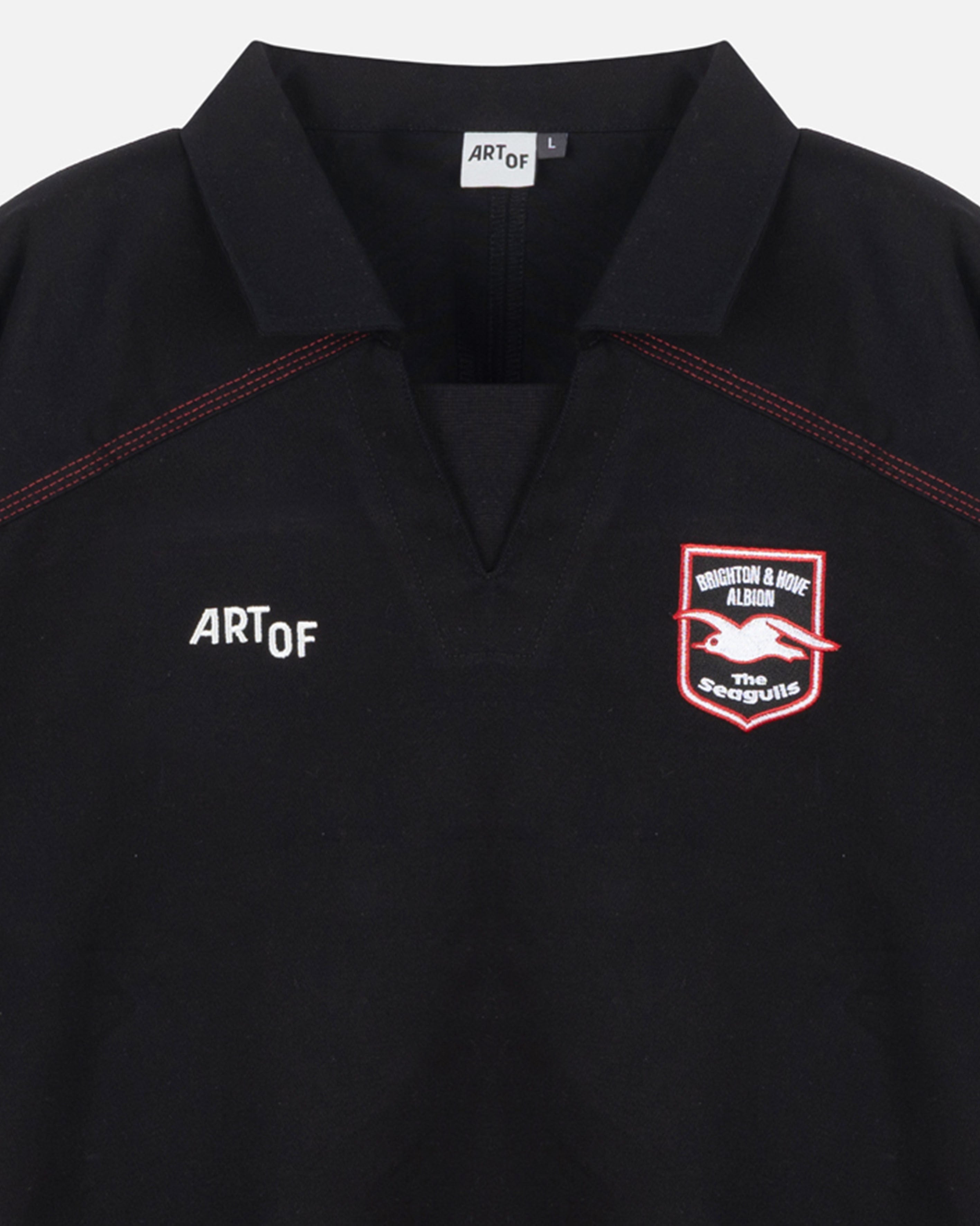 ART OF x Brighton Drill Top | Long Sleeved Embroidered Football Merch
