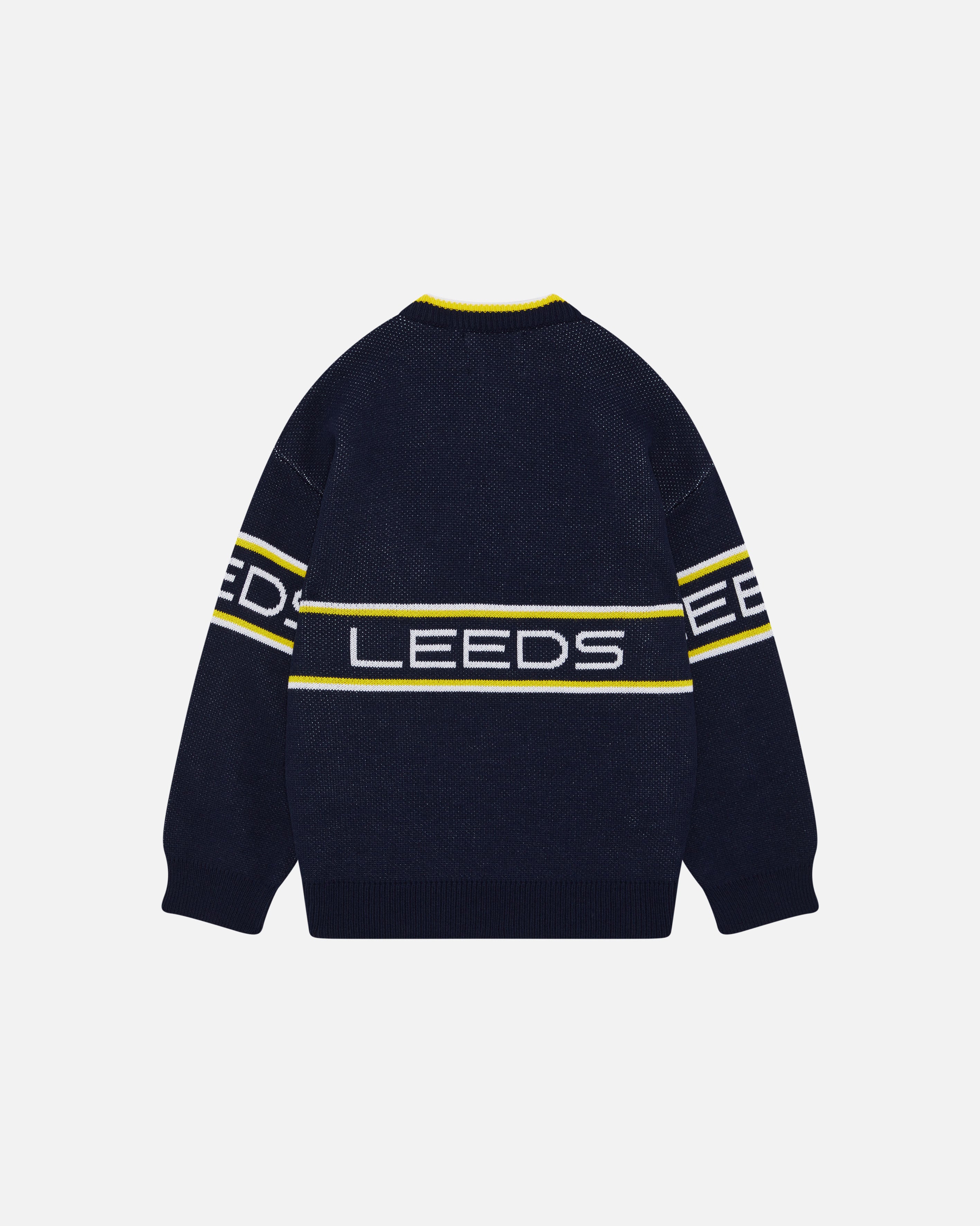 ART OF x Leeds United Heritage Knitted Jumper | LUFC Football Knitwear
