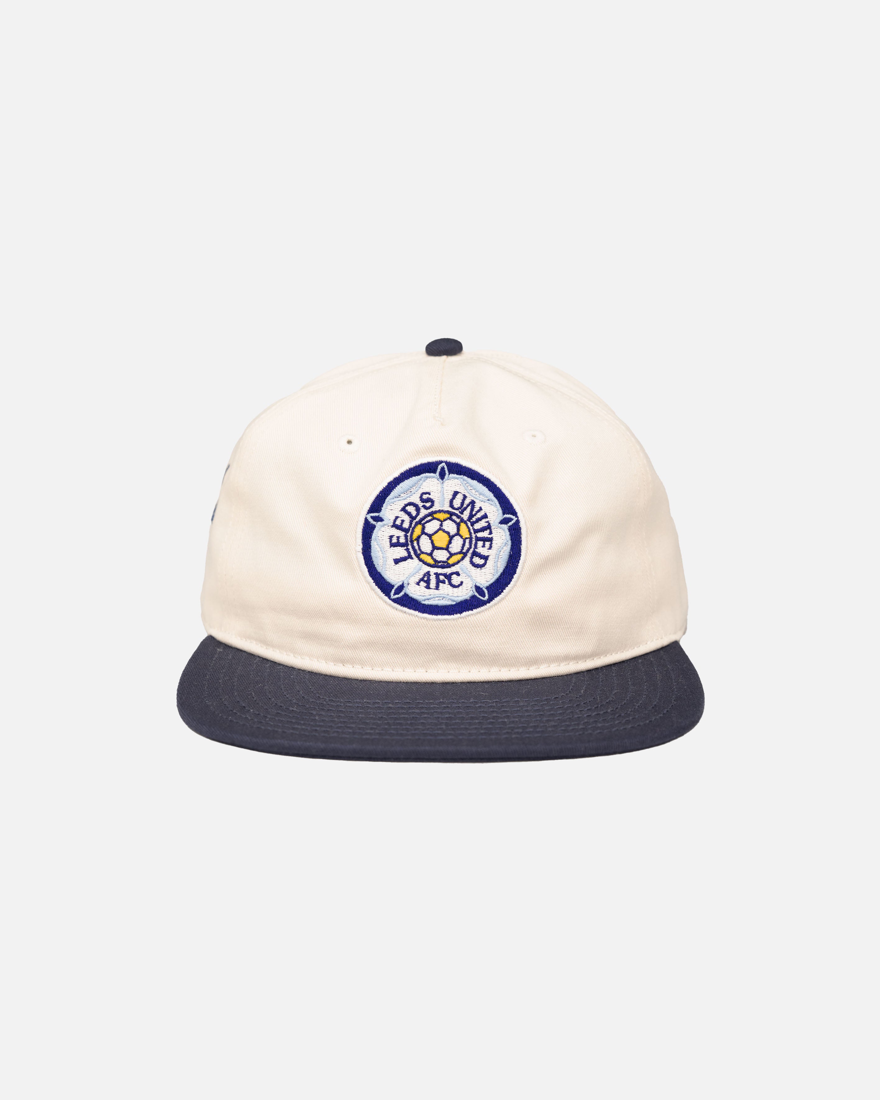 AOF x Leeds Two Tone Cap | White & Navy | AOF