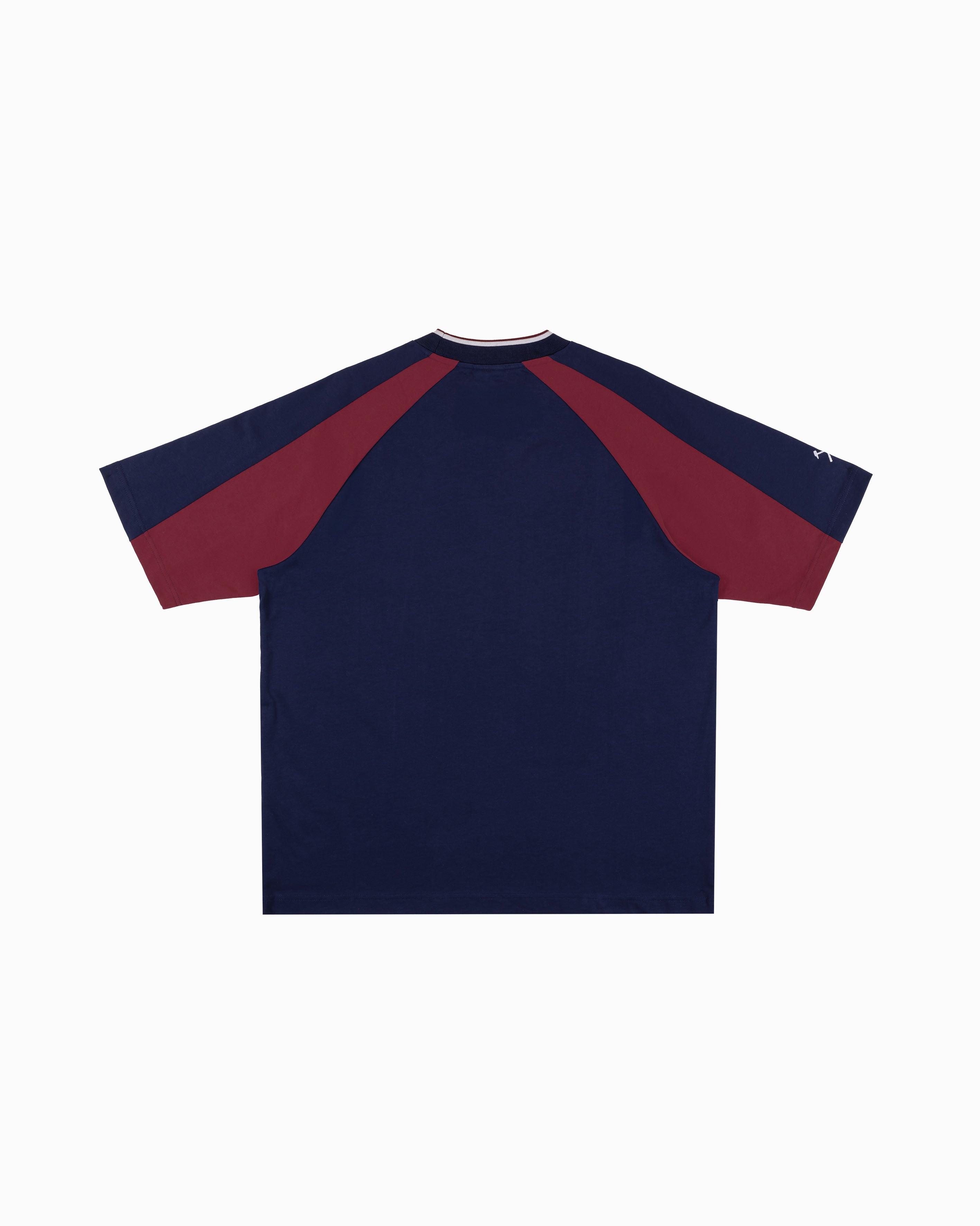 AOF x West Ham 90s Oversized Panelled T-shirt | Art of Football