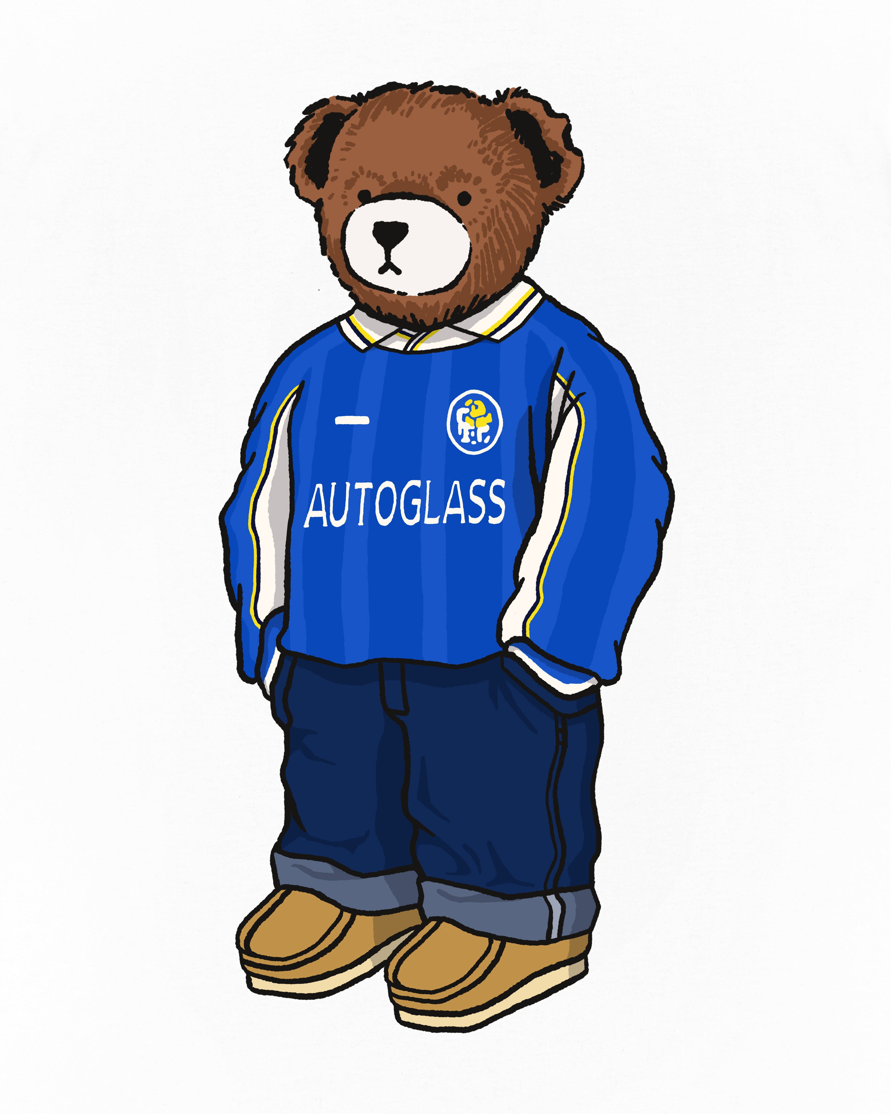 ART OF x Pensioners Home Pickles | CFC White Graphic Football T-shirt