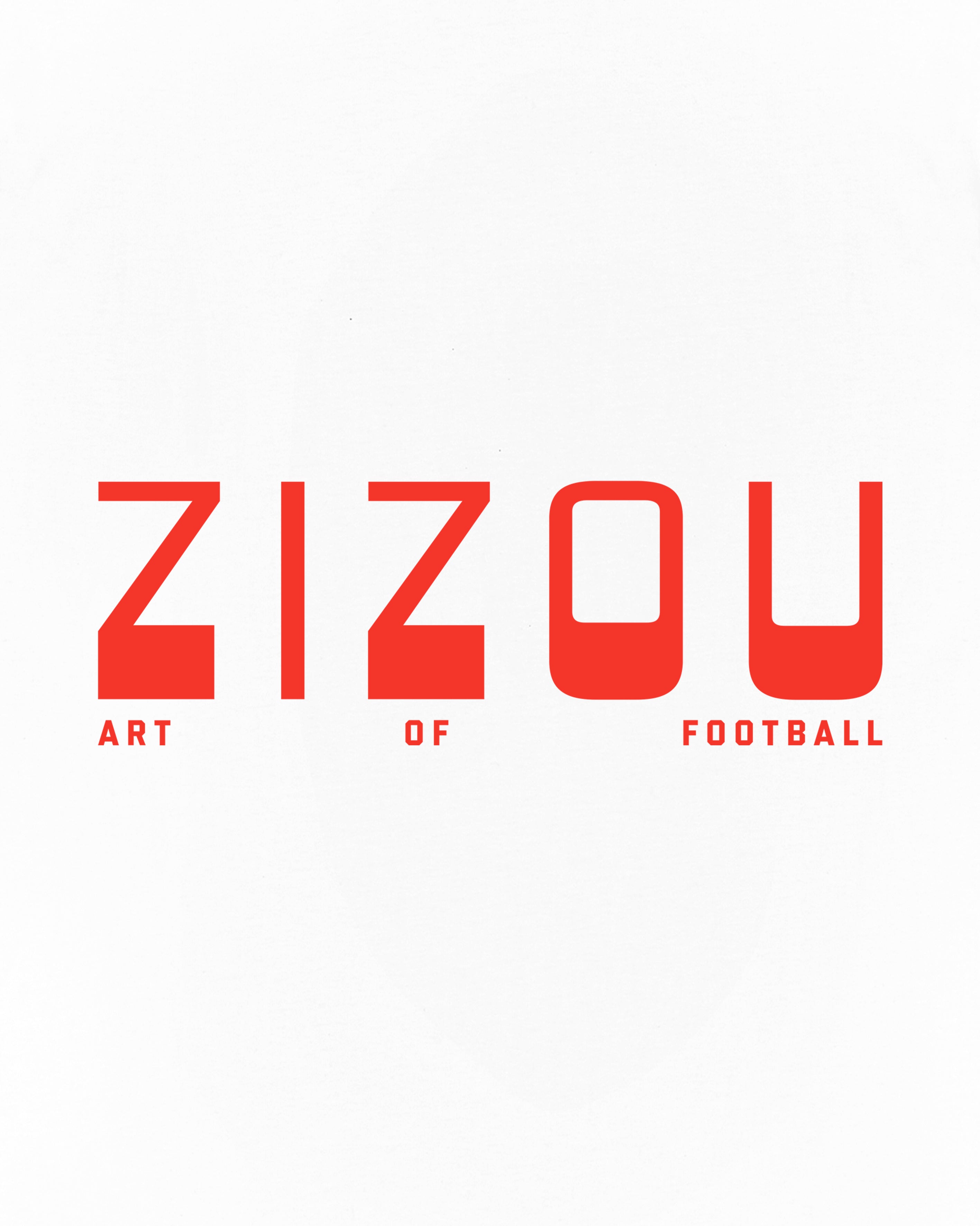 ART OF Zizou Tee | White Graphic French Football T-shirt
