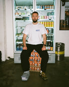 ART OF McSauce Pizza Co Tee | White Graphic Football T-shirt
