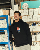 ART OF Football x AFC Pickles Hoodie | AOF Black Embroidered Sweat