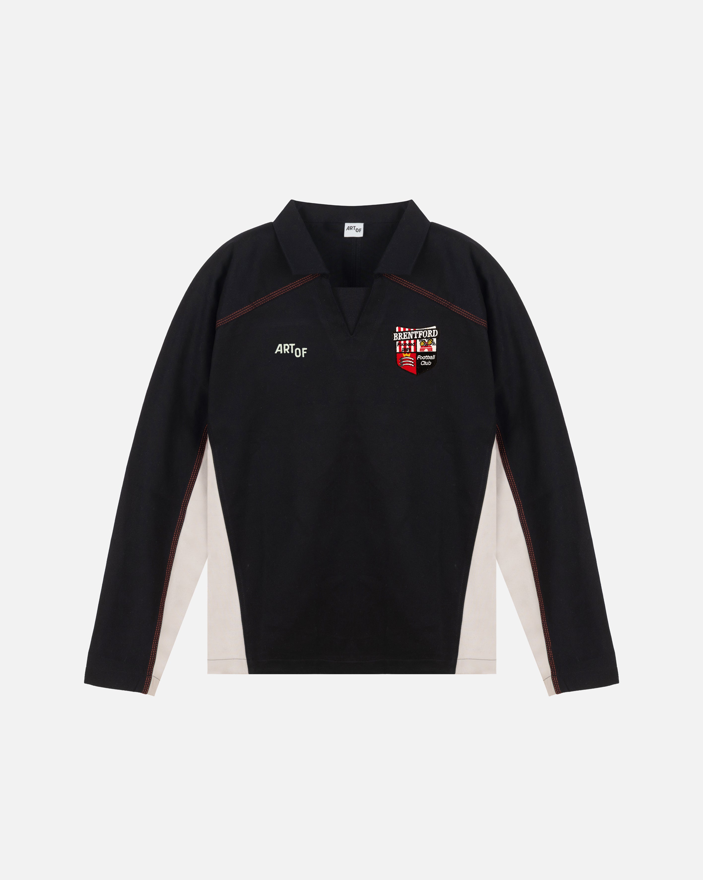 ART OF x Brentford Drill Top | Long Sleeved Embroidered Football Top