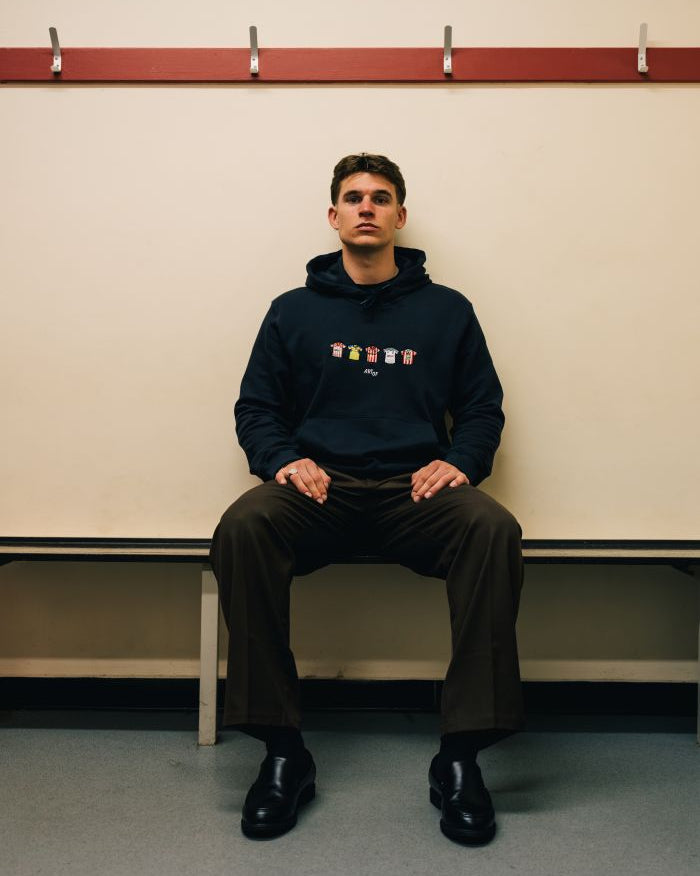 ART OF x Sunderland Embroidered Navy Classics Hoodie | Shop Football
