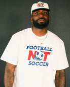 ART OF Football Not Soccer Tee | White Graphic Football T-shirt