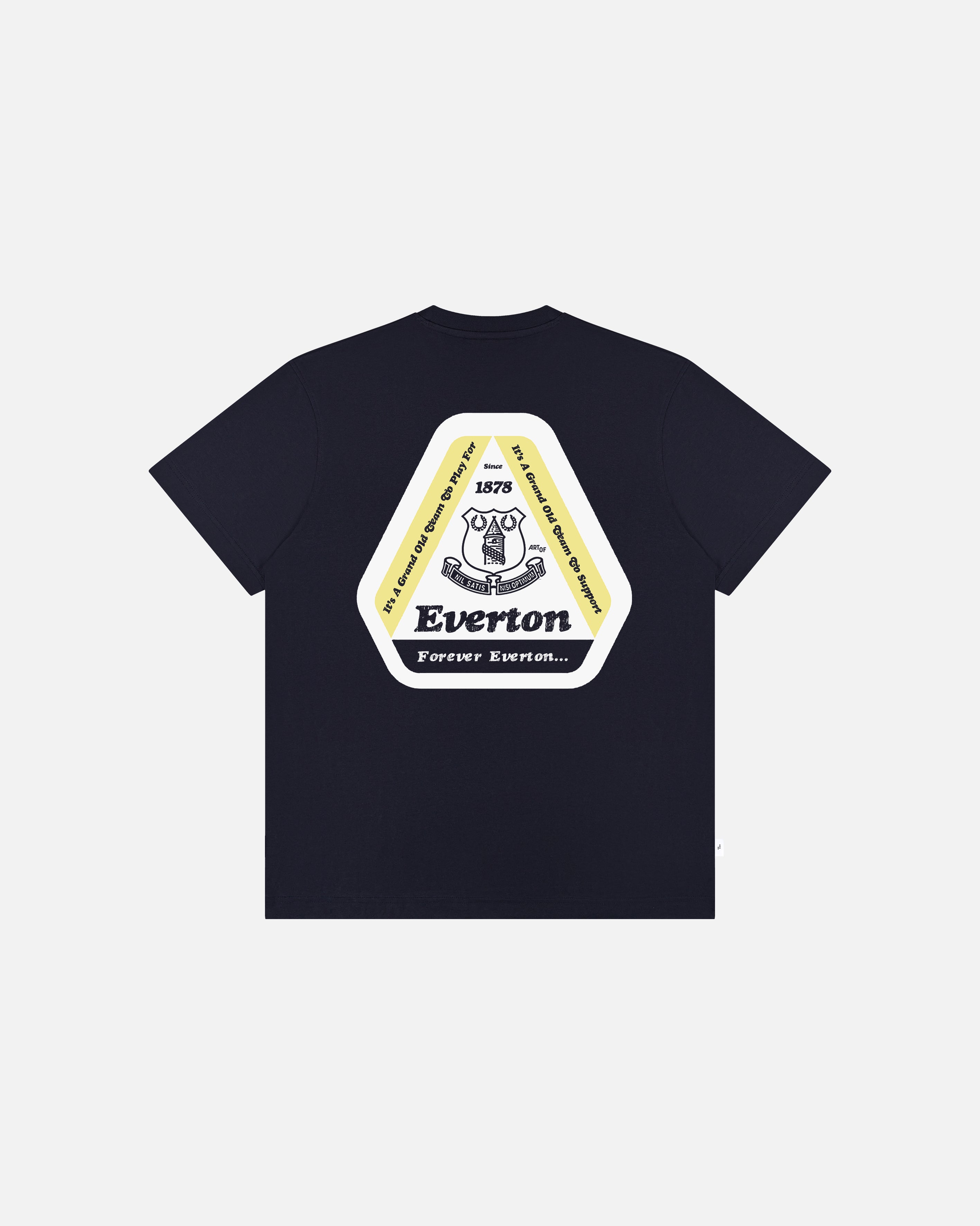ART OF Everton 00s Graphic Tee | EFC Navy Football T-shirt