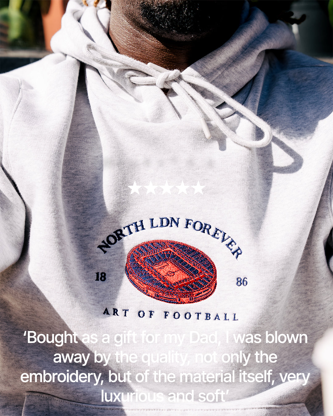 ART OF AFC Stadium Hoodie | Embroidered Football Sweat
