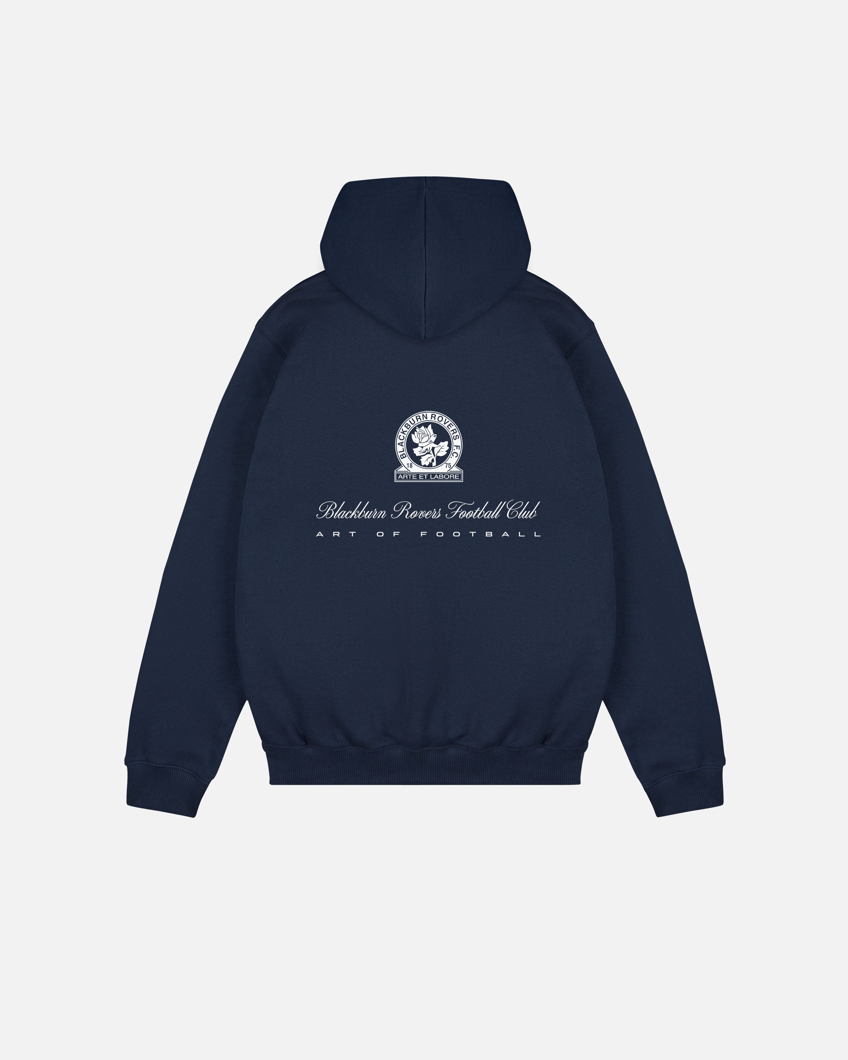 ART OF x Blackburn Heritage Hoodie | Navy Printed Football Sweat