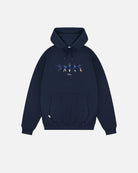 ART OF CFC Pensioners Embroidered Icons Navy Hoodie | Football Sweat