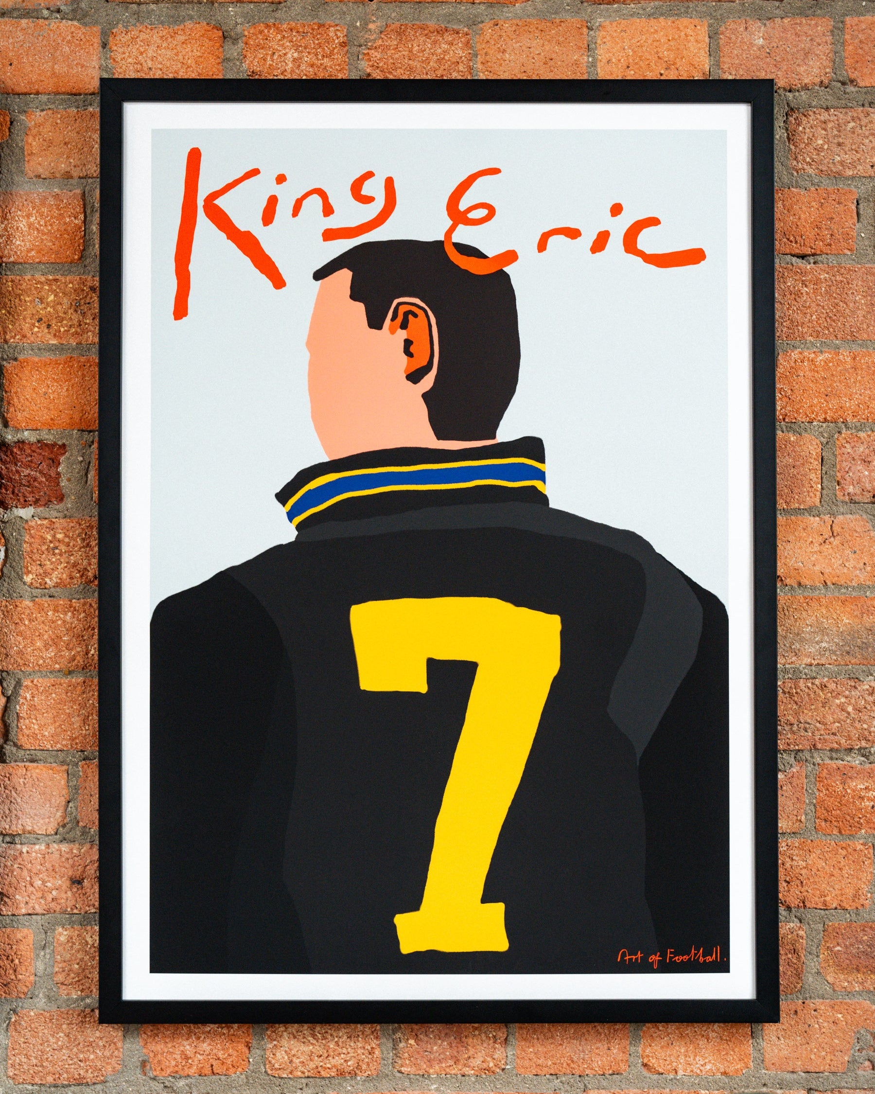 ART OF United King Eric Framed Print | MUFC Football Wall Art