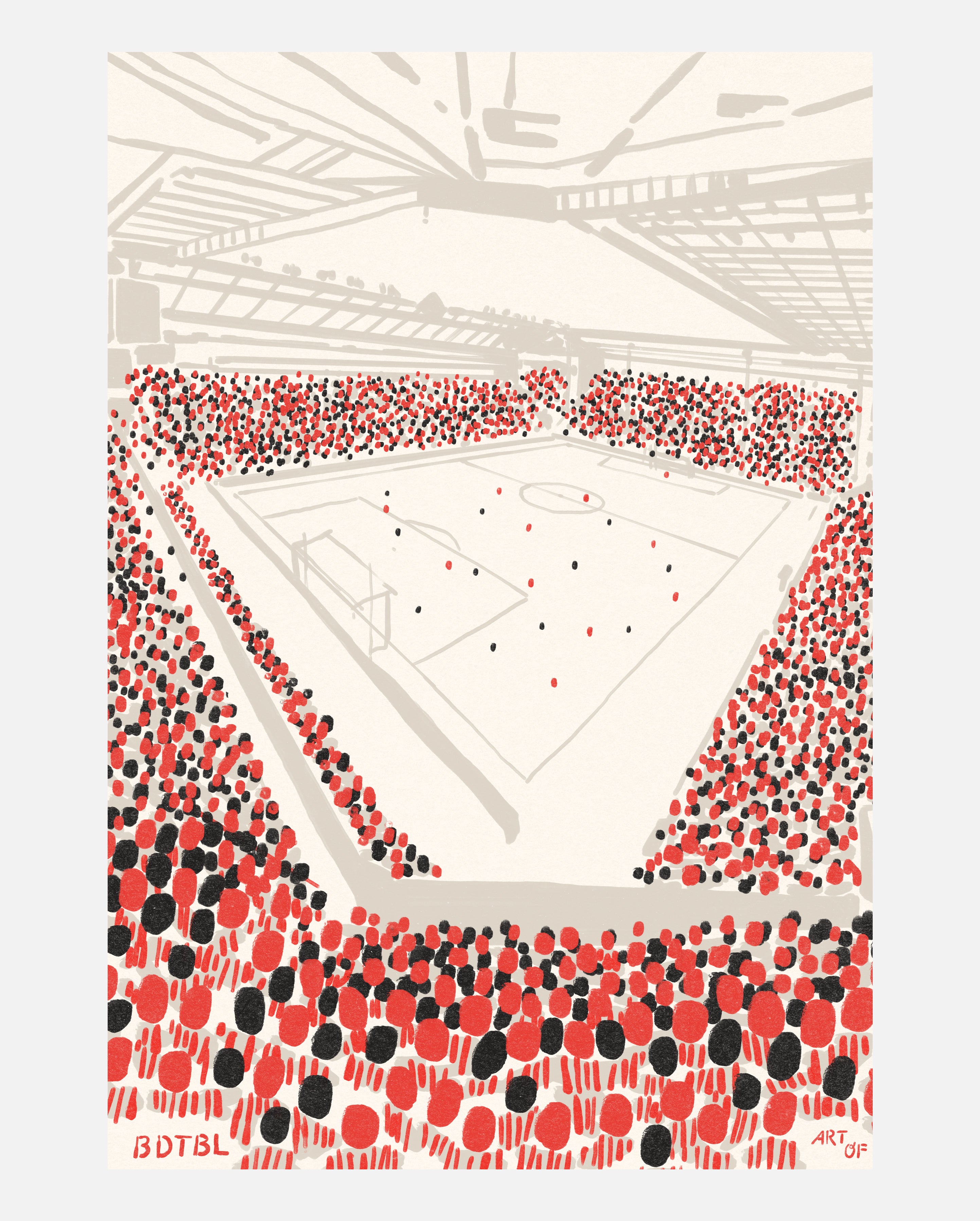 ART OF x Sheffield United 12th Man Framed Print | Football Art