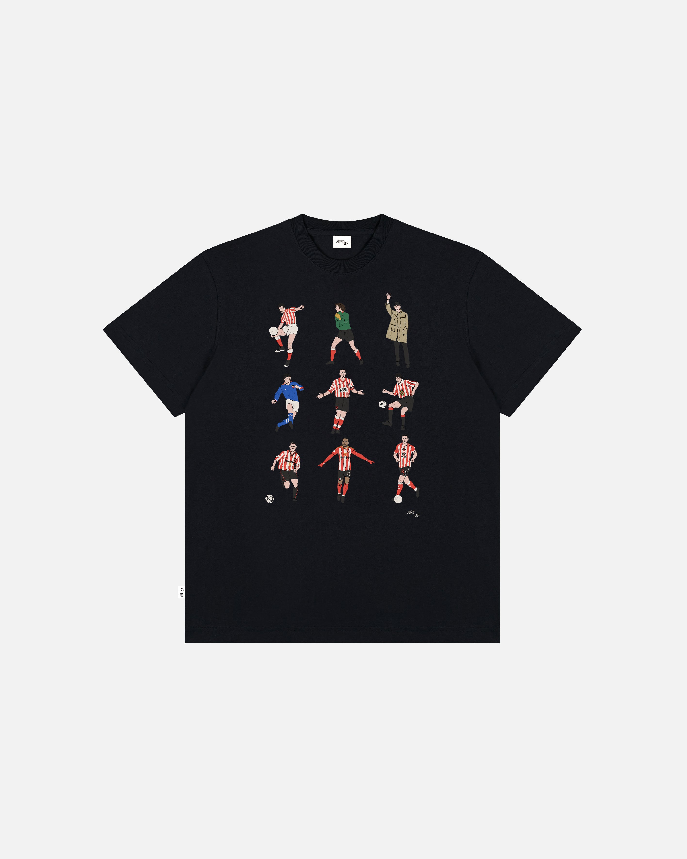ART OF x Sunderland Generations Tee | Black Graphic Football T-shirt