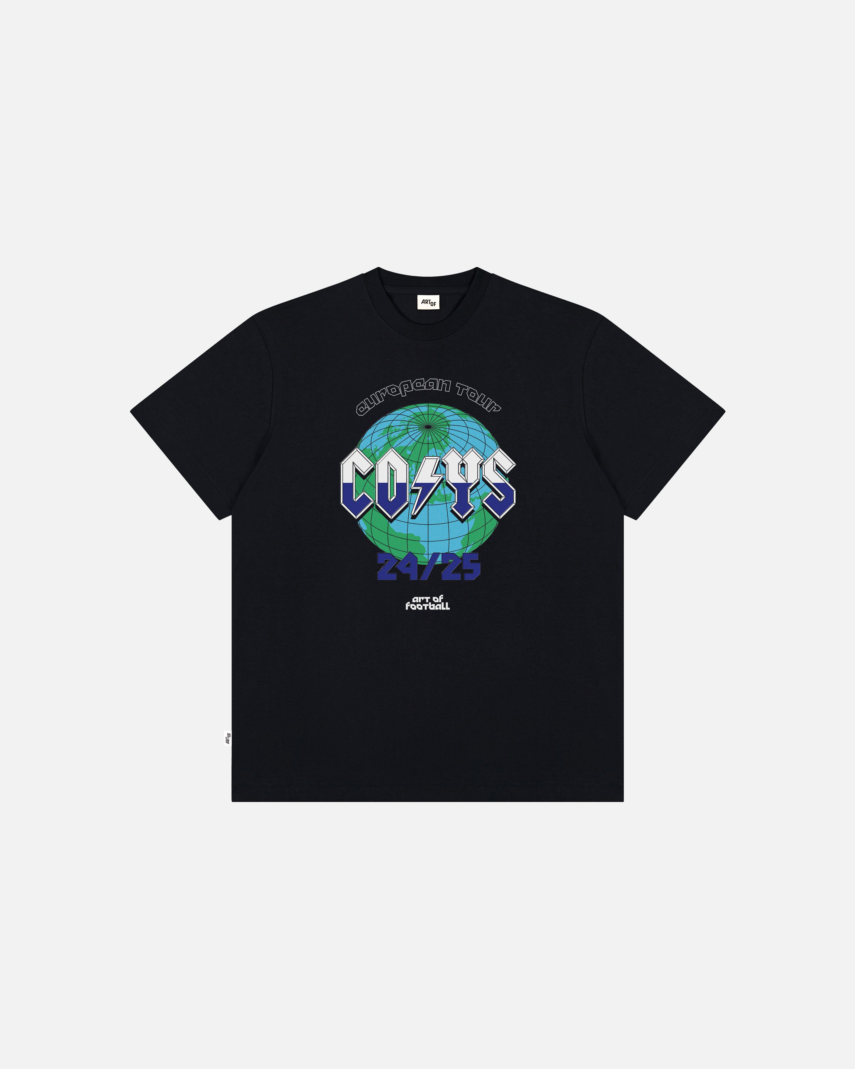 ART OF Football x Spurs COYS European Tour 24-25 | AOF Black T-shirt