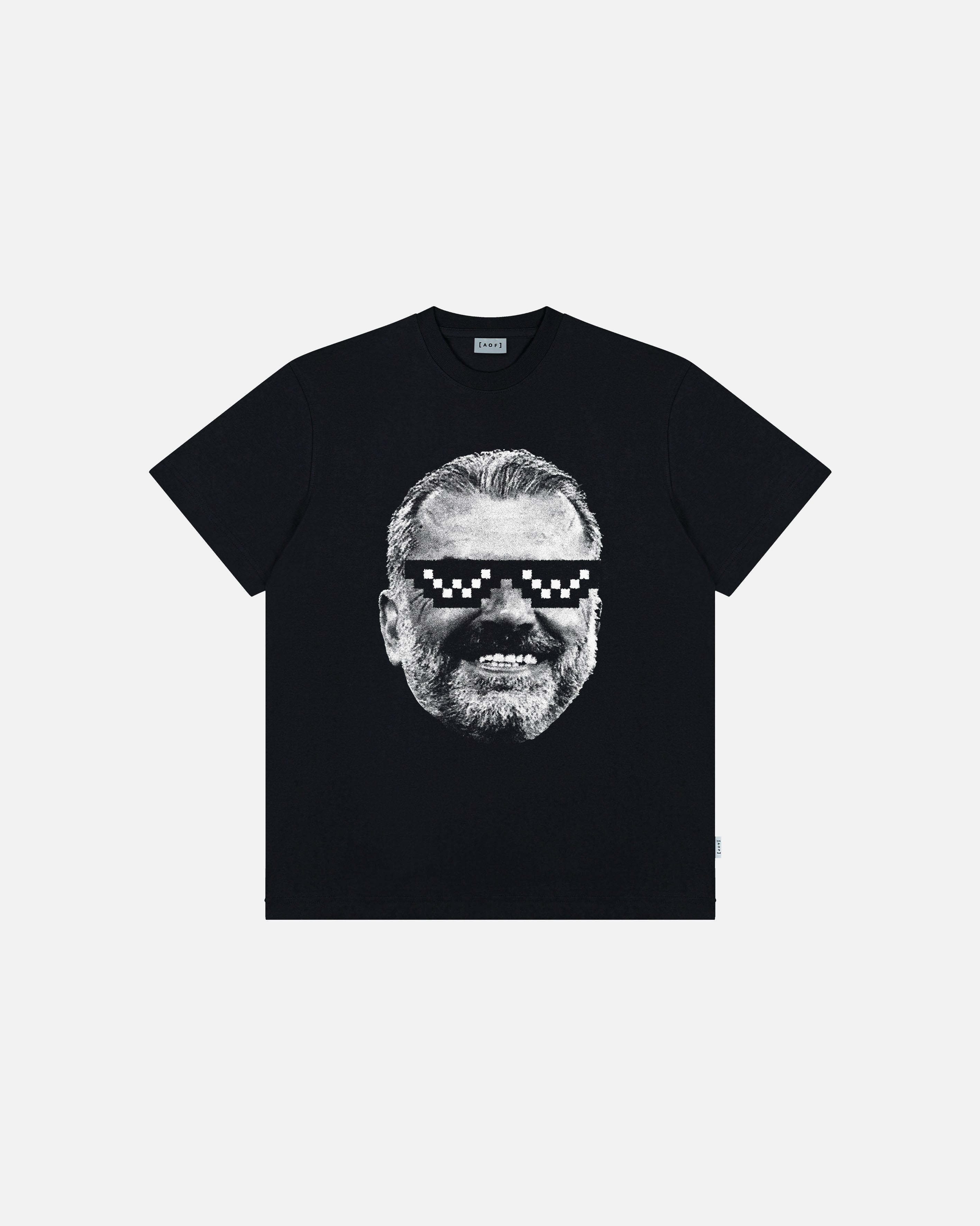 AOF x Spurs BIG ANGE Tee | Black Graphic T-shirt | Art of Football