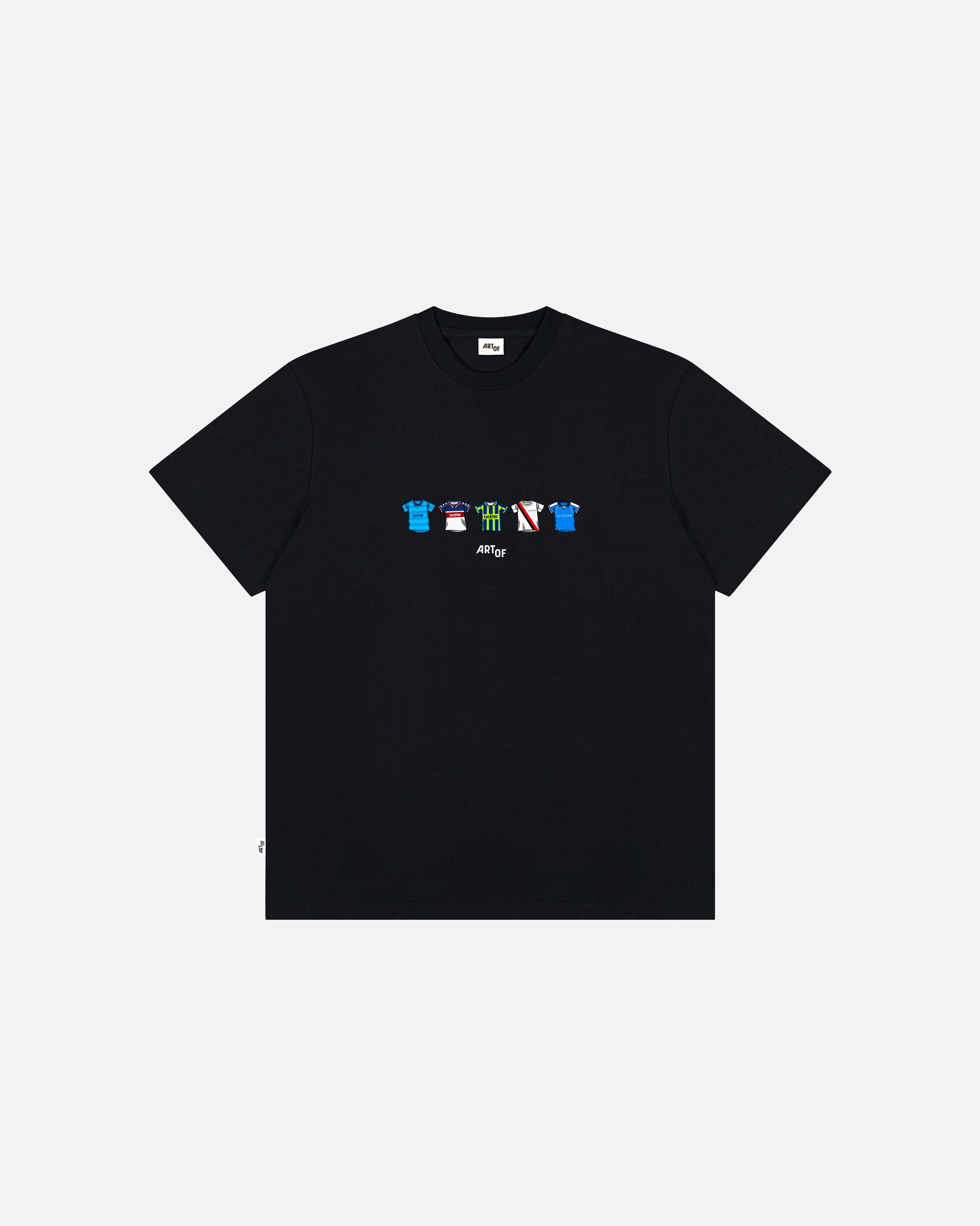 ART OF MCFC Printed Classics Tee | Black Graphic Football T-shirt