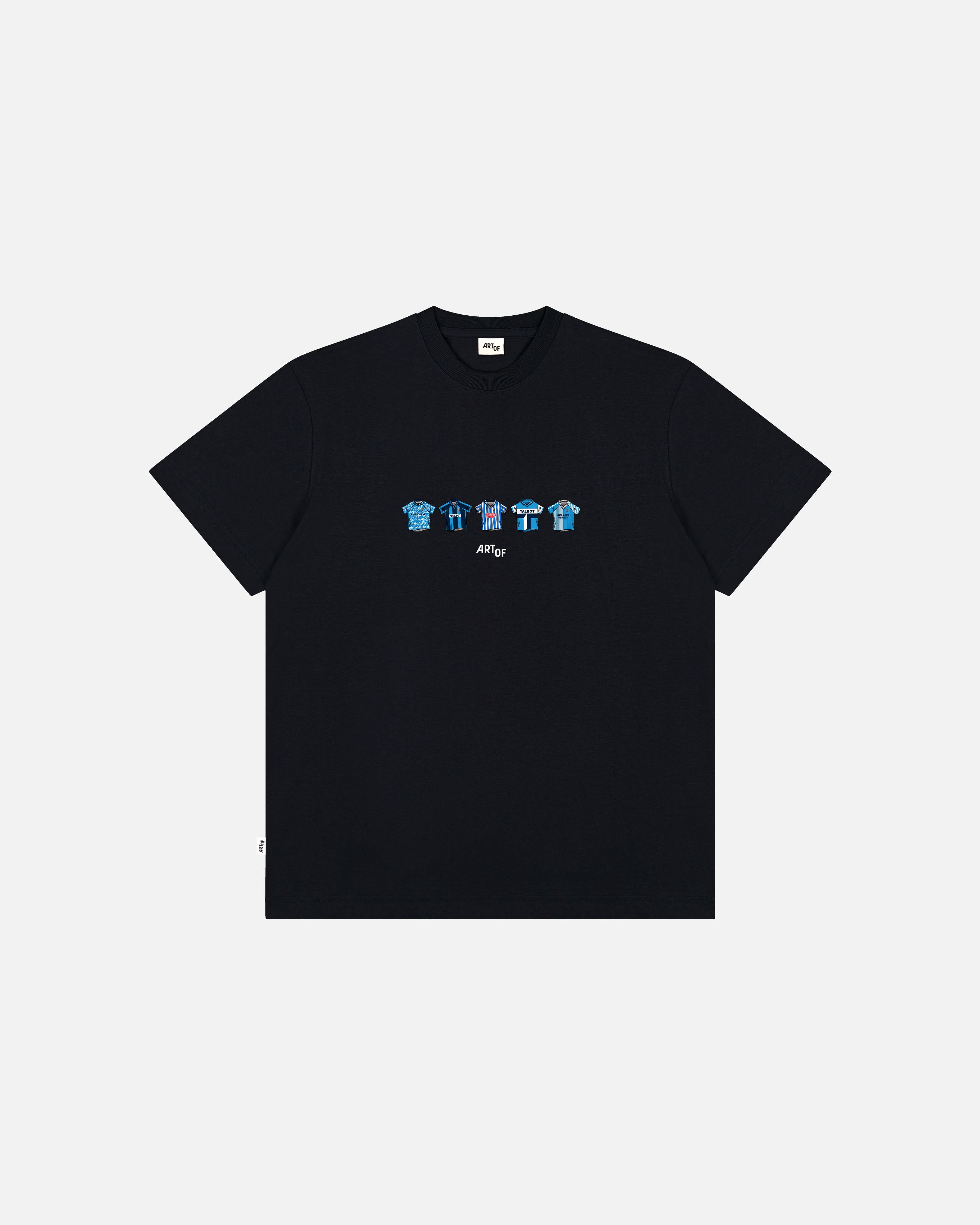 ART OF Coventry Printed Classics Tee | Black Graphic Football T-shirt