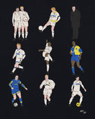 ART OF x Leeds United Generations Tee | Black Graphic Football T-shirt