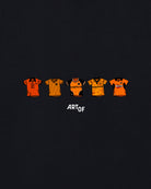 ART OF x Wolves Printed Classics Tee | Black Graphic Football T-shirt