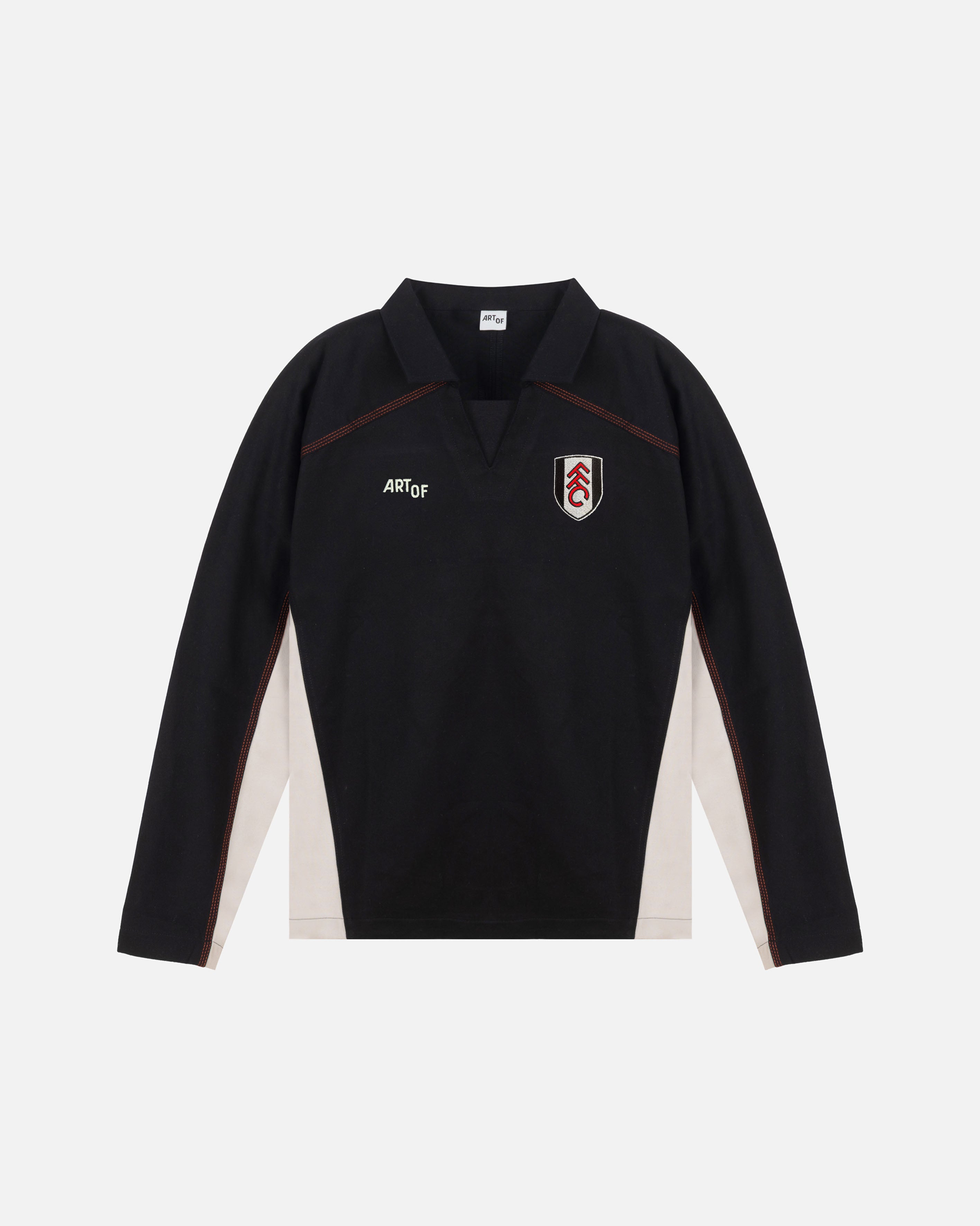 ART OF x Fulham FC Drill Top | Long Sleeved Embroidered Football Top