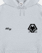 ART OF x Wolves Heritage Hoodie | Grey Printed Football Sweat