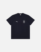 ART OF x Hibs Crest History Tee | HFC Navy Graphic Football T-shirt