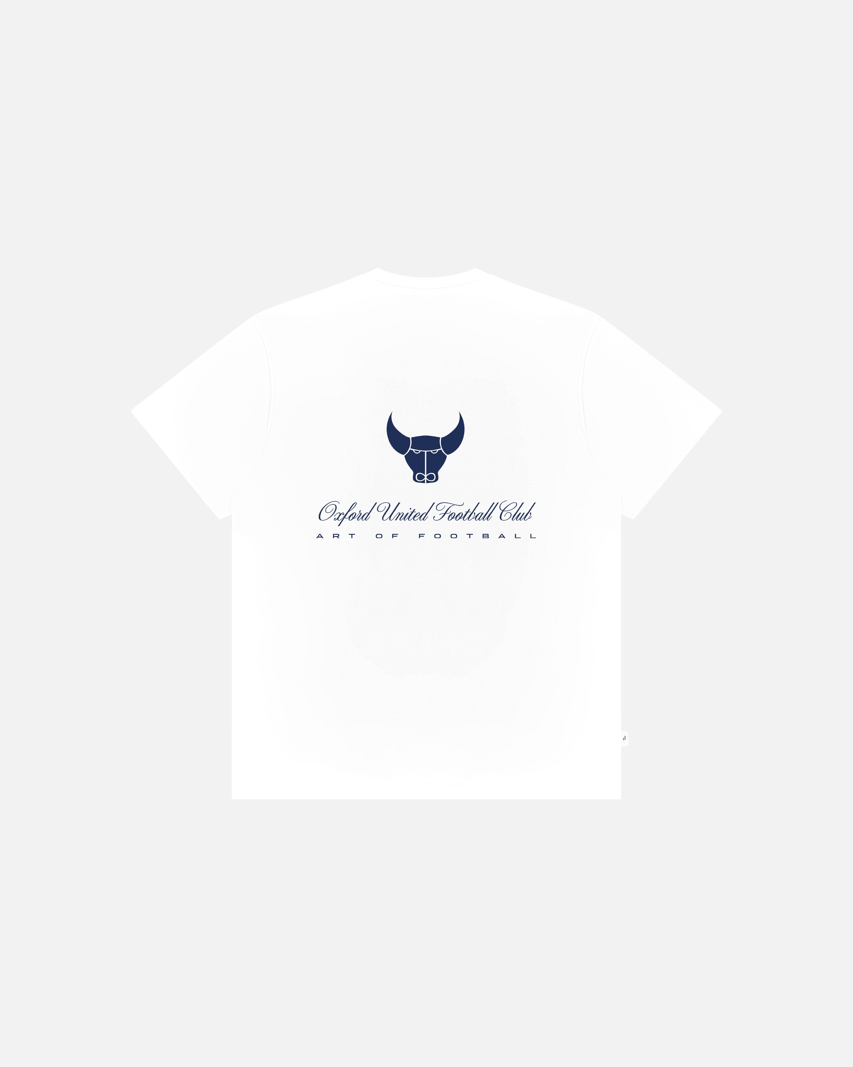 ART OF x Oxford Heritage Tee | White Graphic Football T-shirt