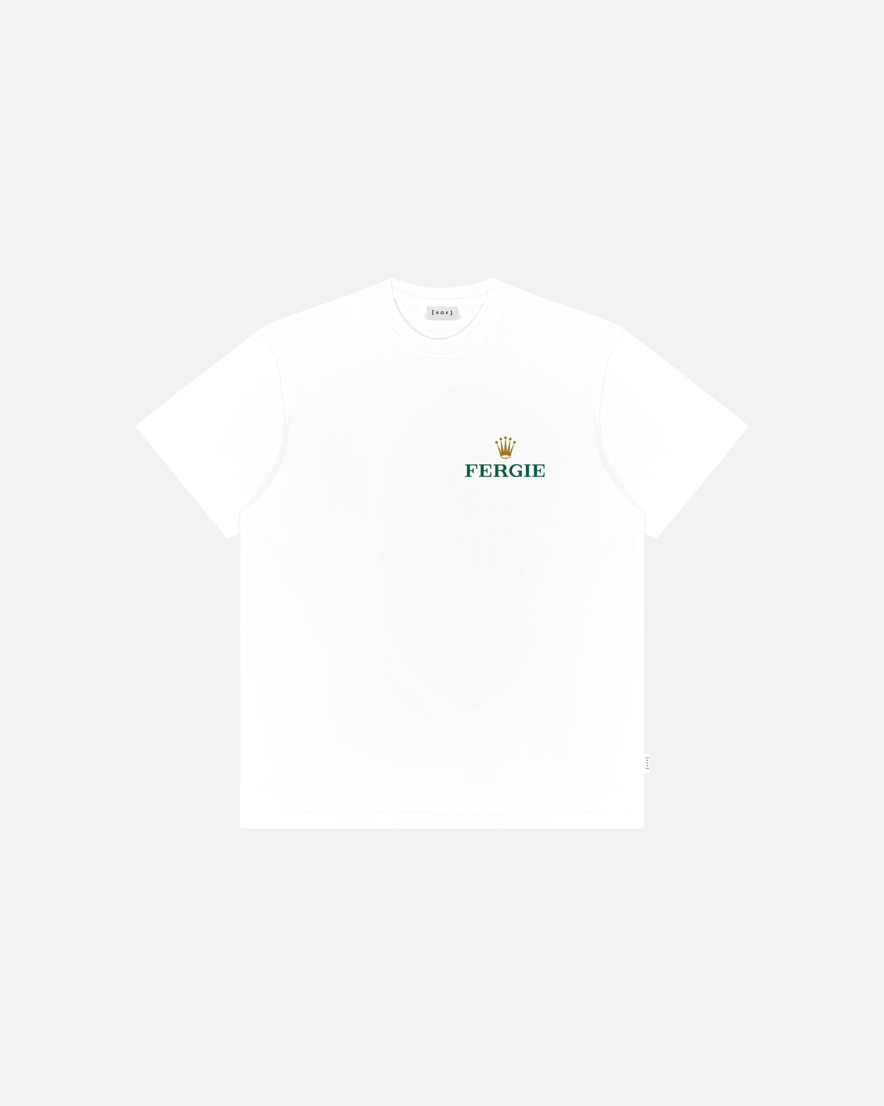 AOF Fergie Time Tee | White Graphic T-shirt | Art of Football