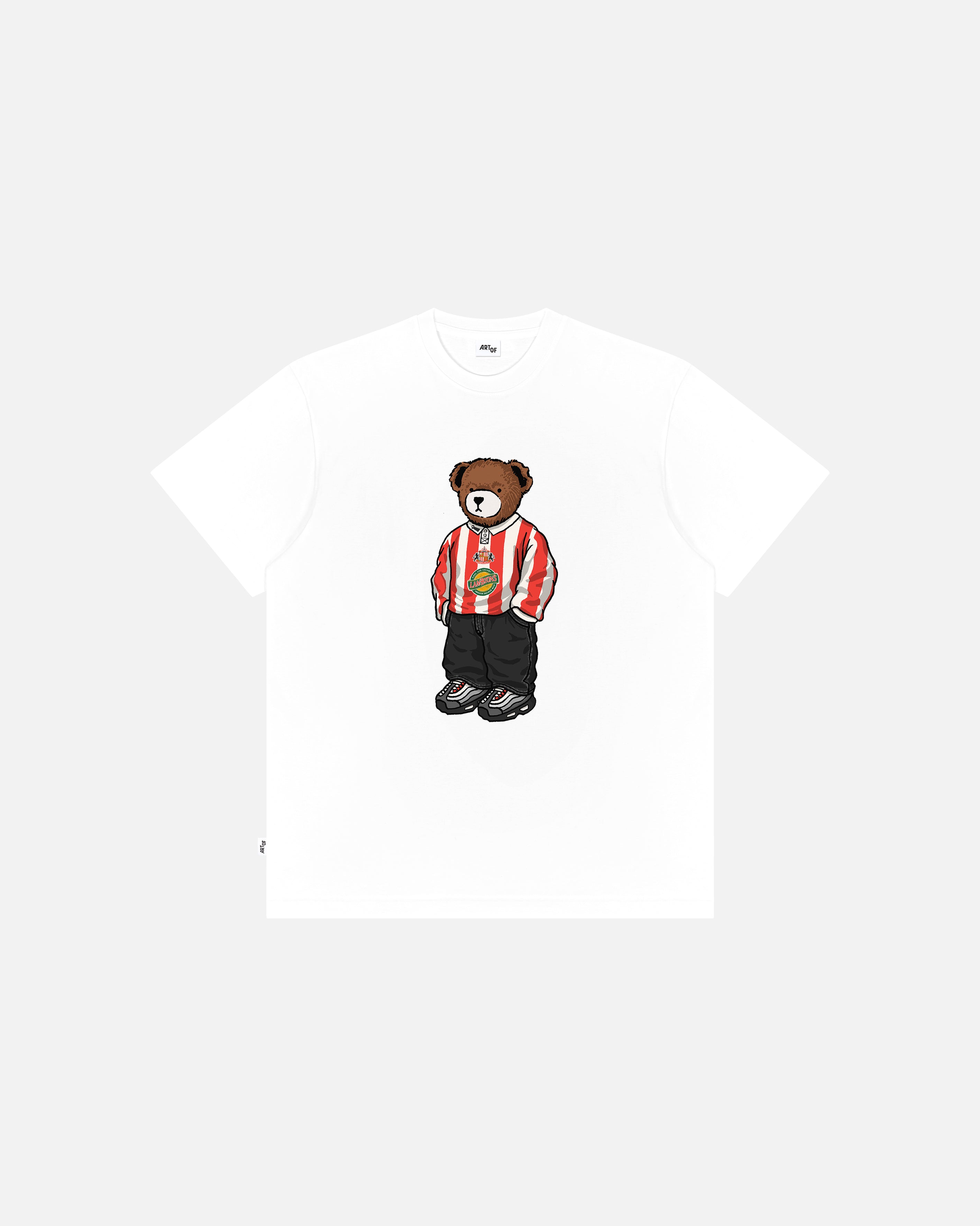 ART OF x Sunderland Home Pickles Tee | White Graphic Football T-shirt
