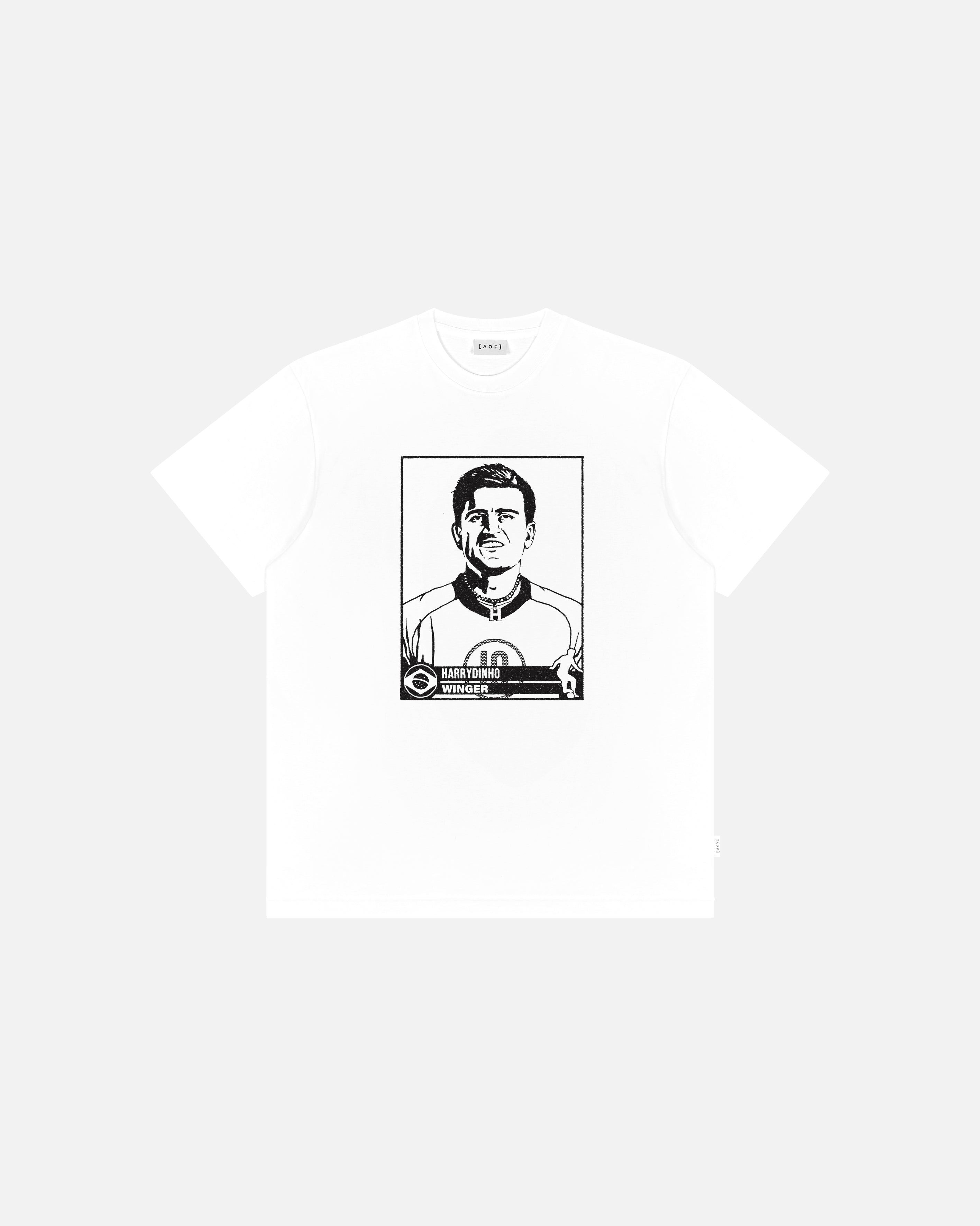 AOF MUFC Harrydinho Tee | White Graphic T-shirt | Art of Football