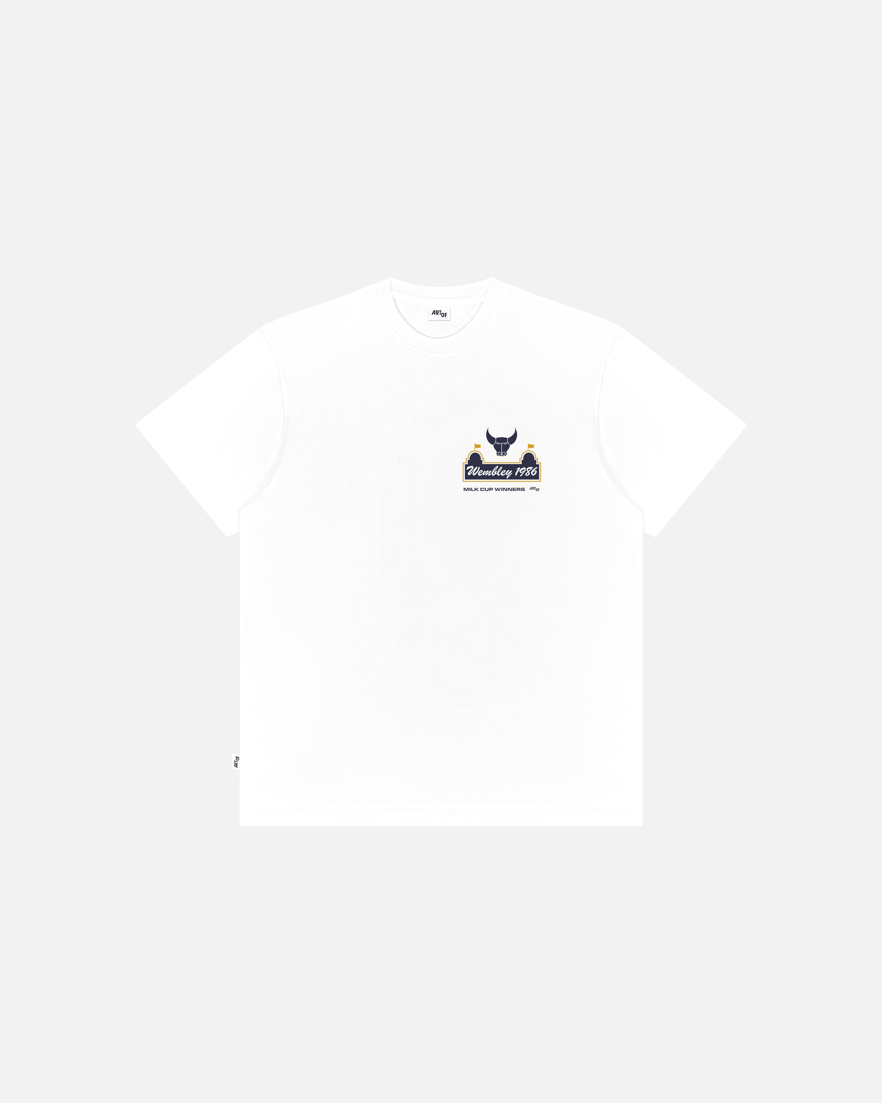 ART OF x Oxford Wembley 1986 | White Graphic T-shirt | Football Merch