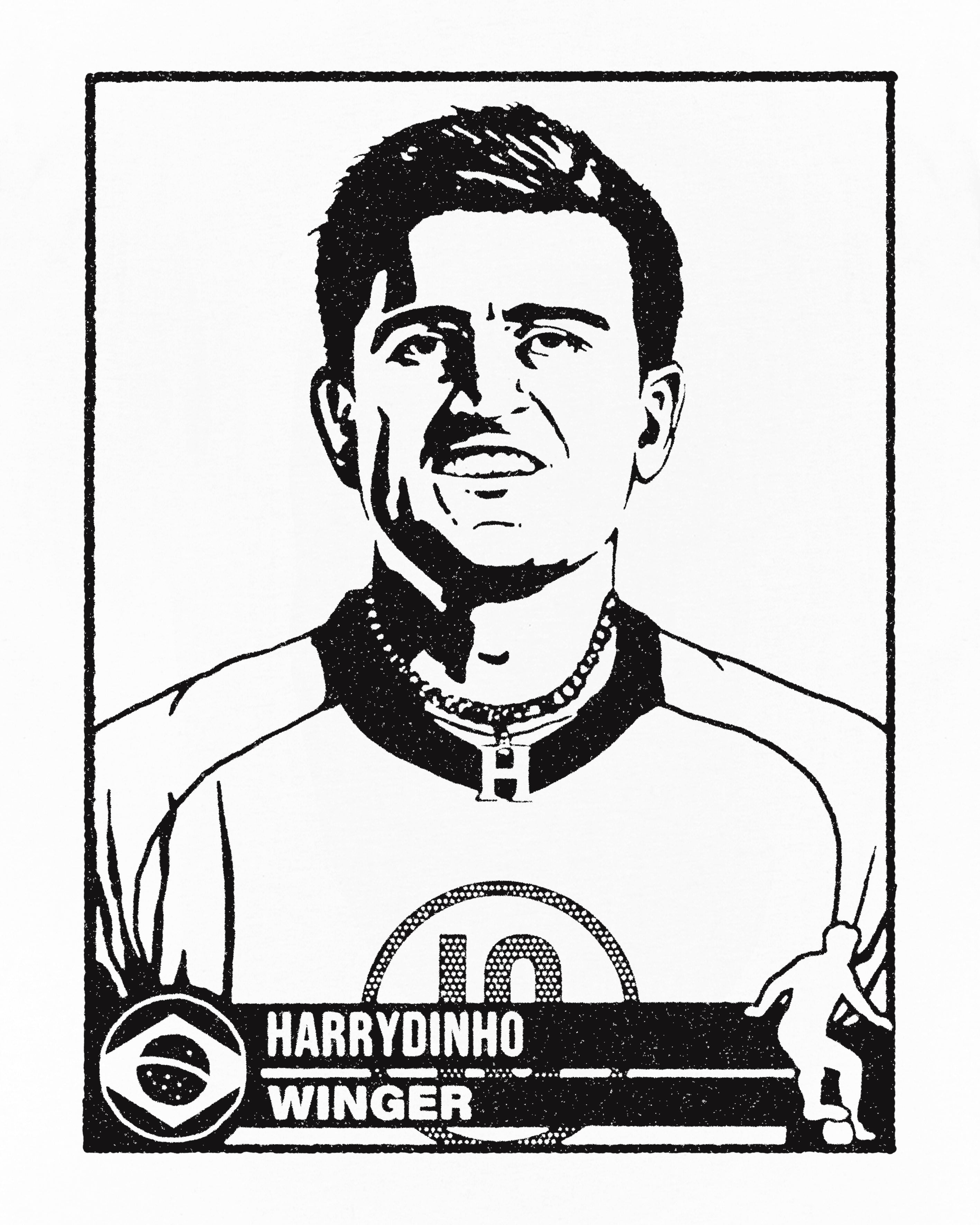 AOF MUFC Harrydinho Tee | White Graphic T-shirt | Art of Football