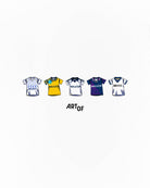 AOF x Spurs Printed Classics Tee | White Graphic Football T-shirt
