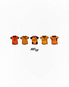 ART OF x Wolves Printed Classics Tee | White Graphic Football T-shirt